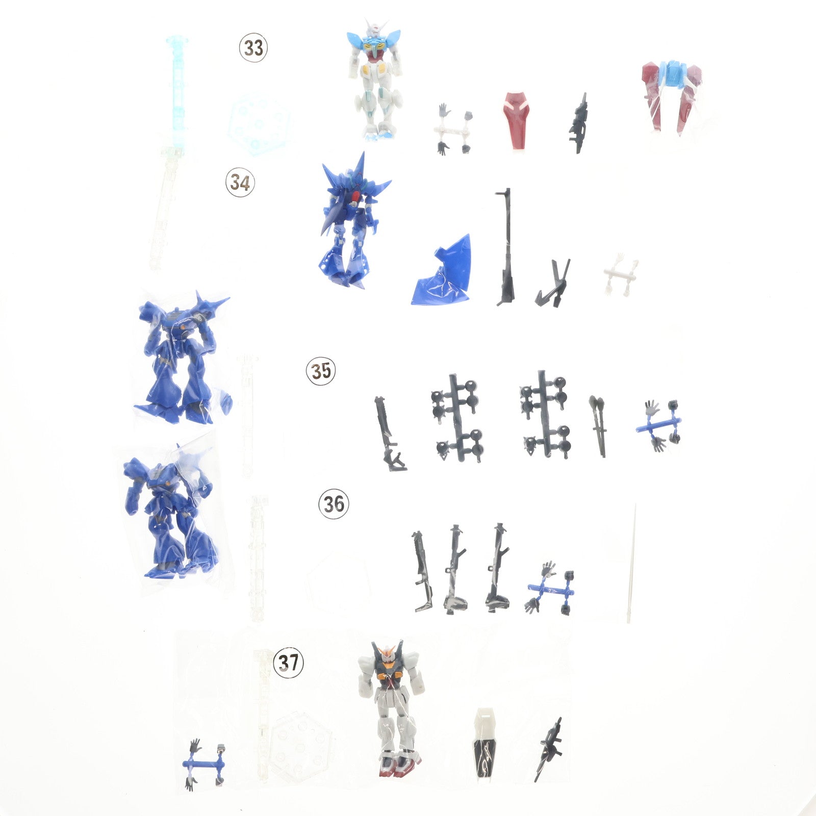 【中古即納】[FIG] (食玩) 機動戦士ガンダム ASSAULT KINGDOM(アサルトキングダム) 9 全5種セット 可動フィギュア バンダイ(20150721)