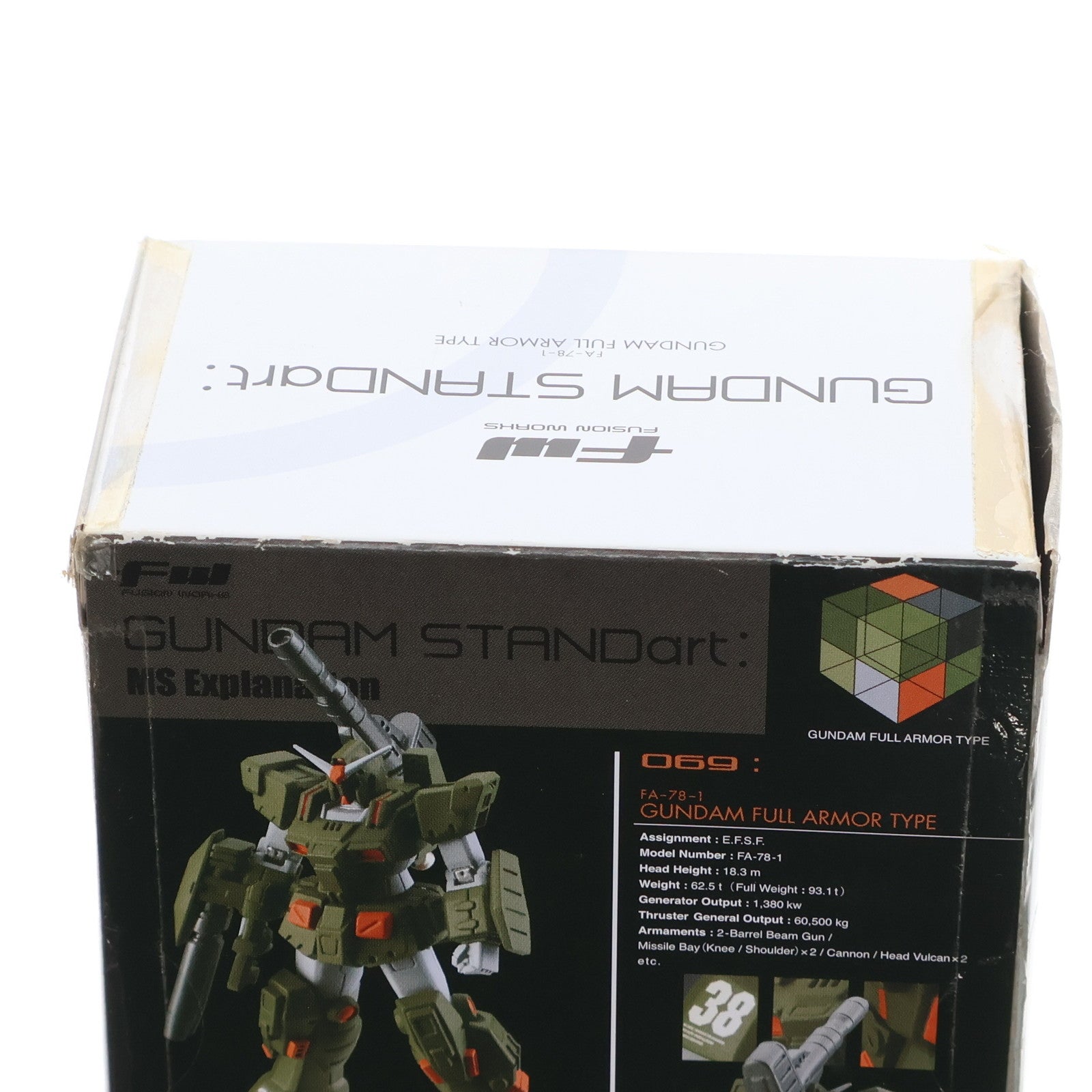 【中古即納】[FIG] (単品)(食玩) FW GUNDAM STANDart:18 フルアーマーガンダム 機動戦士ガンダム MSV フィギュア バンダイ(20130820)
