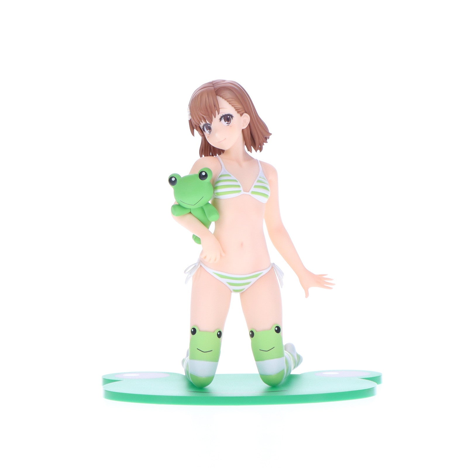 【中古即納】[FIG] 御坂美琴(みさかみこと) フード☆るっく ゲコ太ver. とある科学の超電磁砲T 1/7 完成品 フィギュア KADOKAWA(カドカワ)/グッドスマイルカンパニー(20240229)