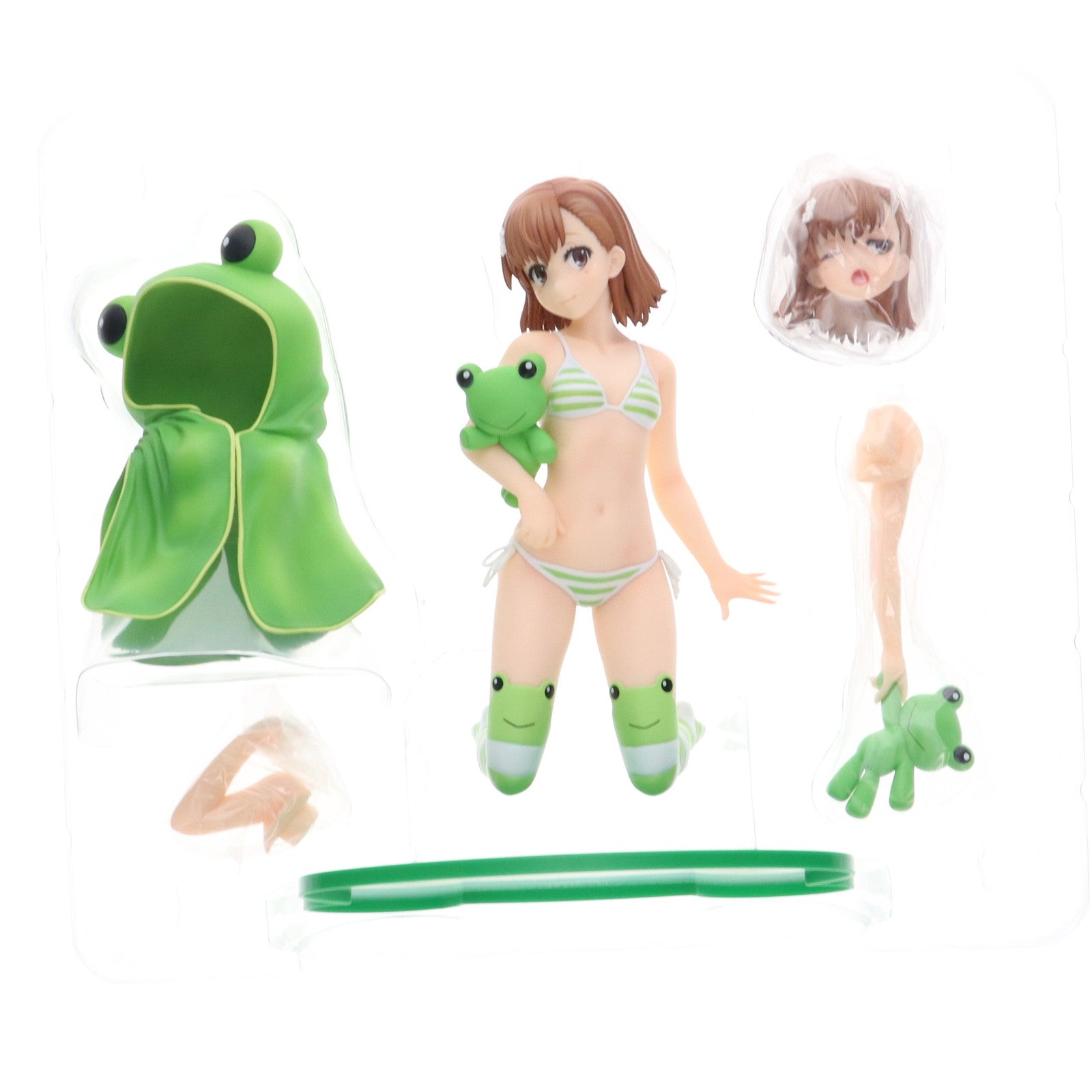 【中古即納】[FIG] 御坂美琴(みさかみこと) フード☆るっく ゲコ太ver. とある科学の超電磁砲T 1/7 完成品 フィギュア KADOKAWA(カドカワ)/グッドスマイルカンパニー(20240229)