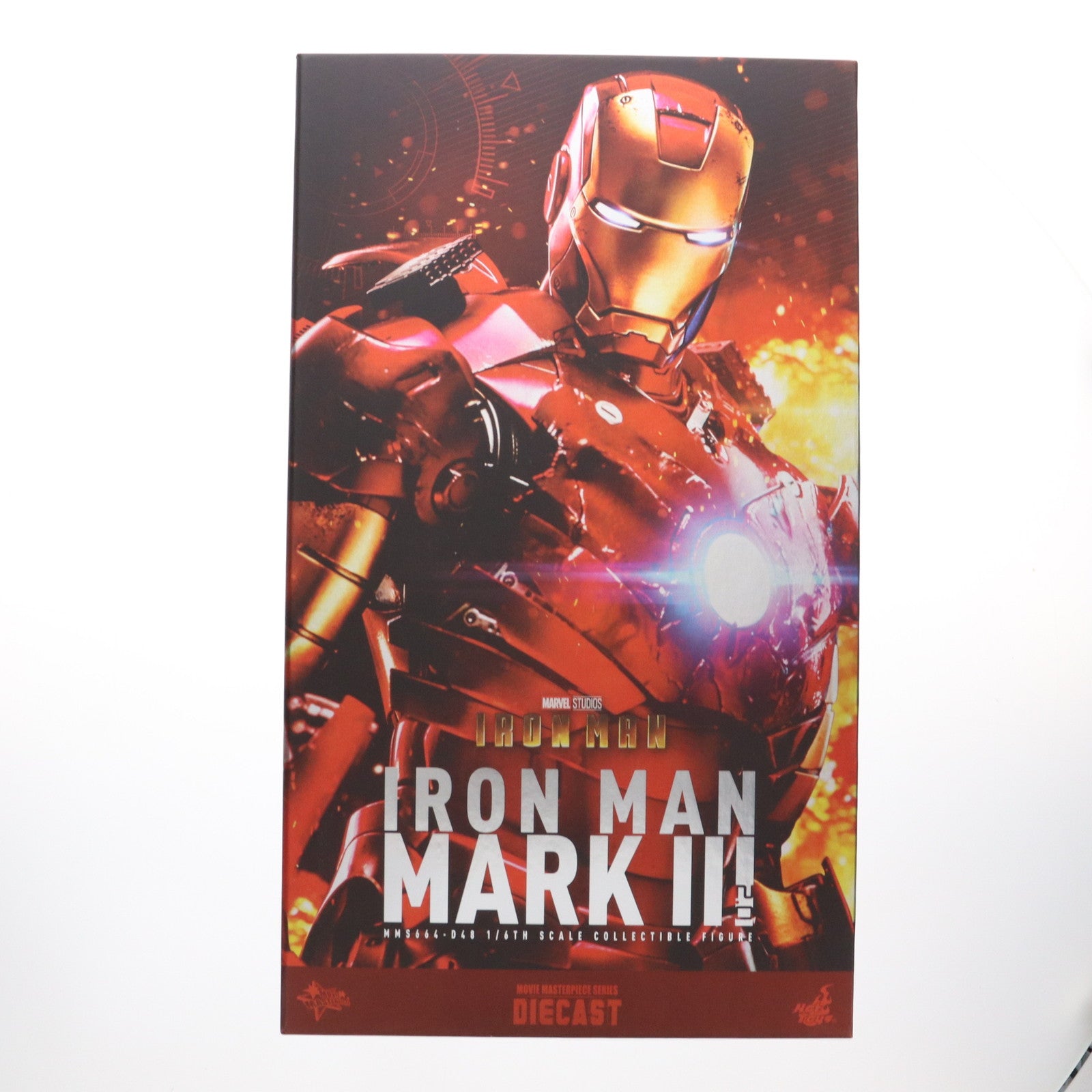 【中古即納】[FIG] ムービー・マスターピース DIECAST アイアンマン・マーク3(2.0版) 1/6 完成品 アクションフィギュア(MMS664D48) ホットトイズ(20231101)