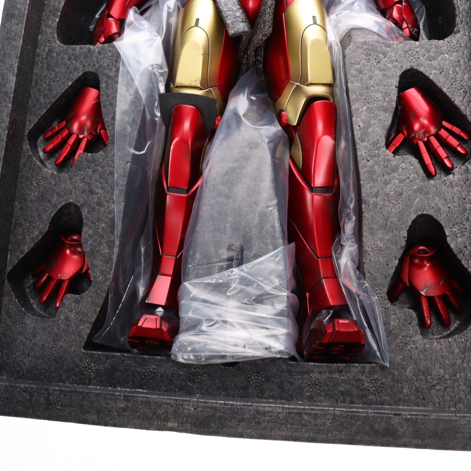 【中古即納】[FIG] ムービー・マスターピース DIECAST アイアンマン・マーク3(2.0版) 1/6 完成品 アクションフィギュア(MMS664D48) ホットトイズ(20231101)
