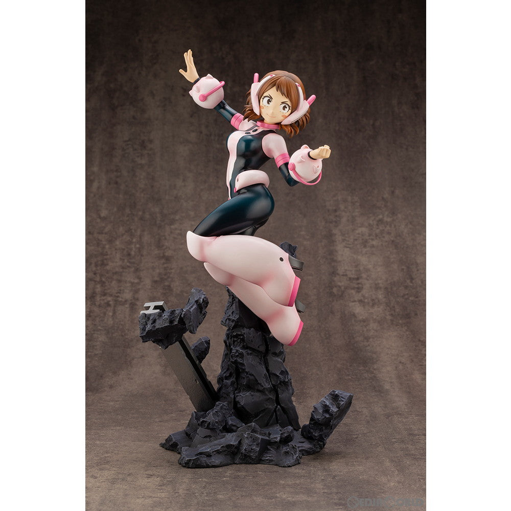【中古即納】[FIG] ARTFX J 麗日お茶子(うららかおちゃこ) Ver.2 僕のヒーローアカデミア 1/8 完成品 フィギュア(PV040) コトブキヤ(20221214)