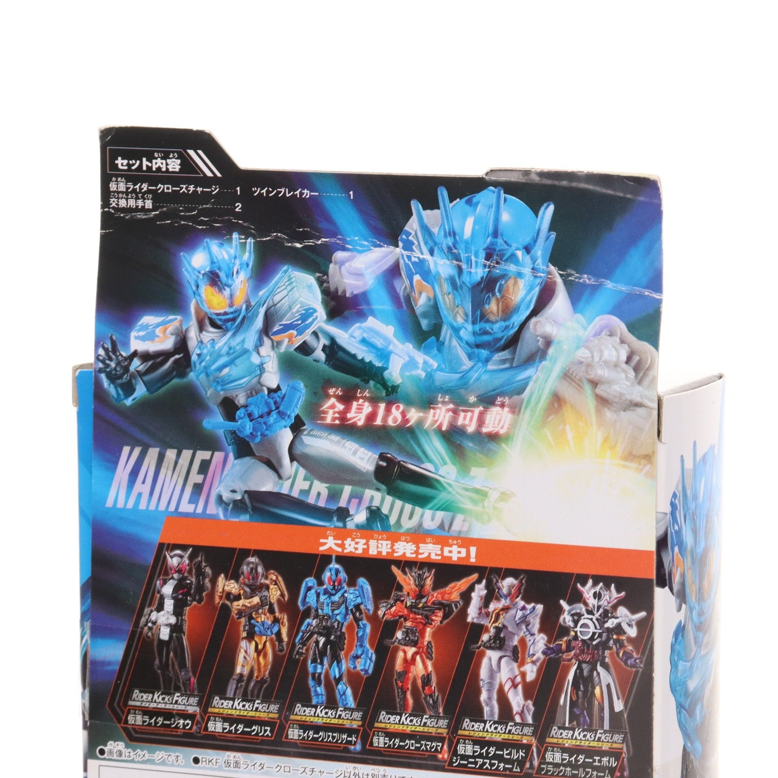【中古即納】[FIG] RKF 仮面ライダークローズチャージ レジェンドライダーシリーズ 仮面ライダービルド 完成品 可動フィギュア バンダイ(20190525)