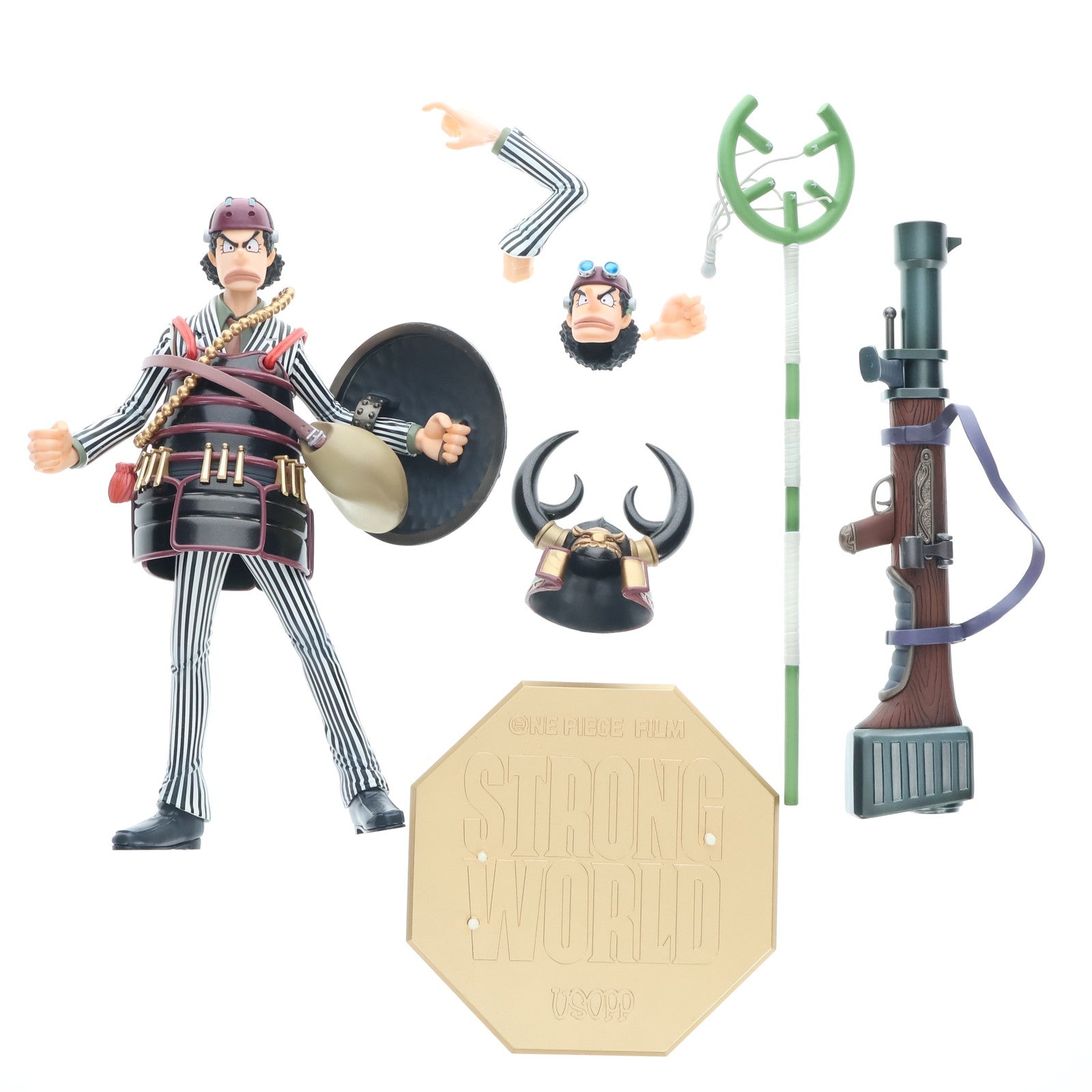 【中古即納】[FIG] Portrait.Of.Pirates P.O.P STRONG EDITION ウソップ ONE PIECE FILM STRONG WORLD(ワンピース フィルム ストロングワールド) 1/8 完成品 フィギュア メガハウス(20100602)