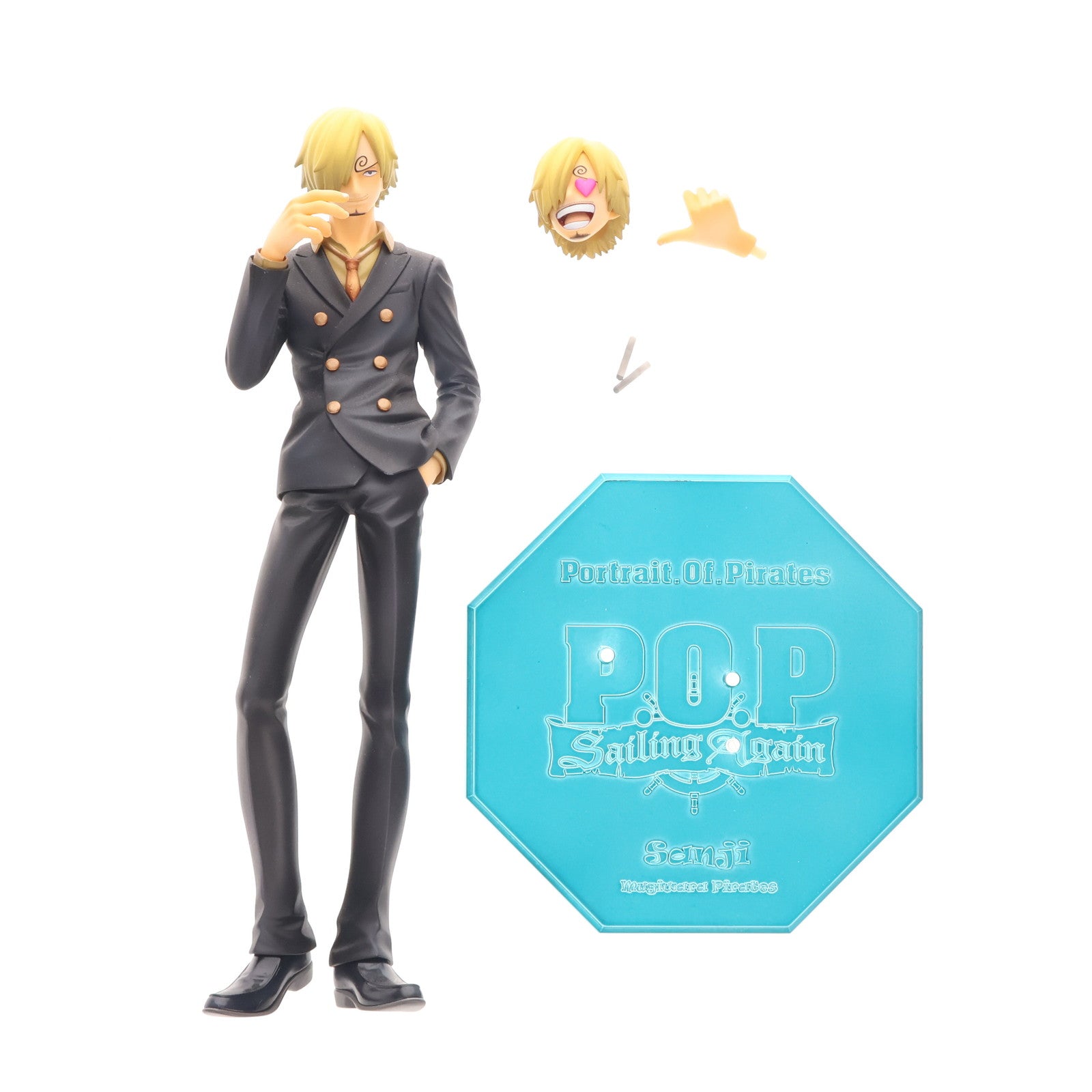 【中古即納】[FIG] Portrait.Of.Pirates P.O.P Sailing Again サンジ ONE PIECE(ワンピース) 1/8 完成品 フィギュア メガハウス(20121201)