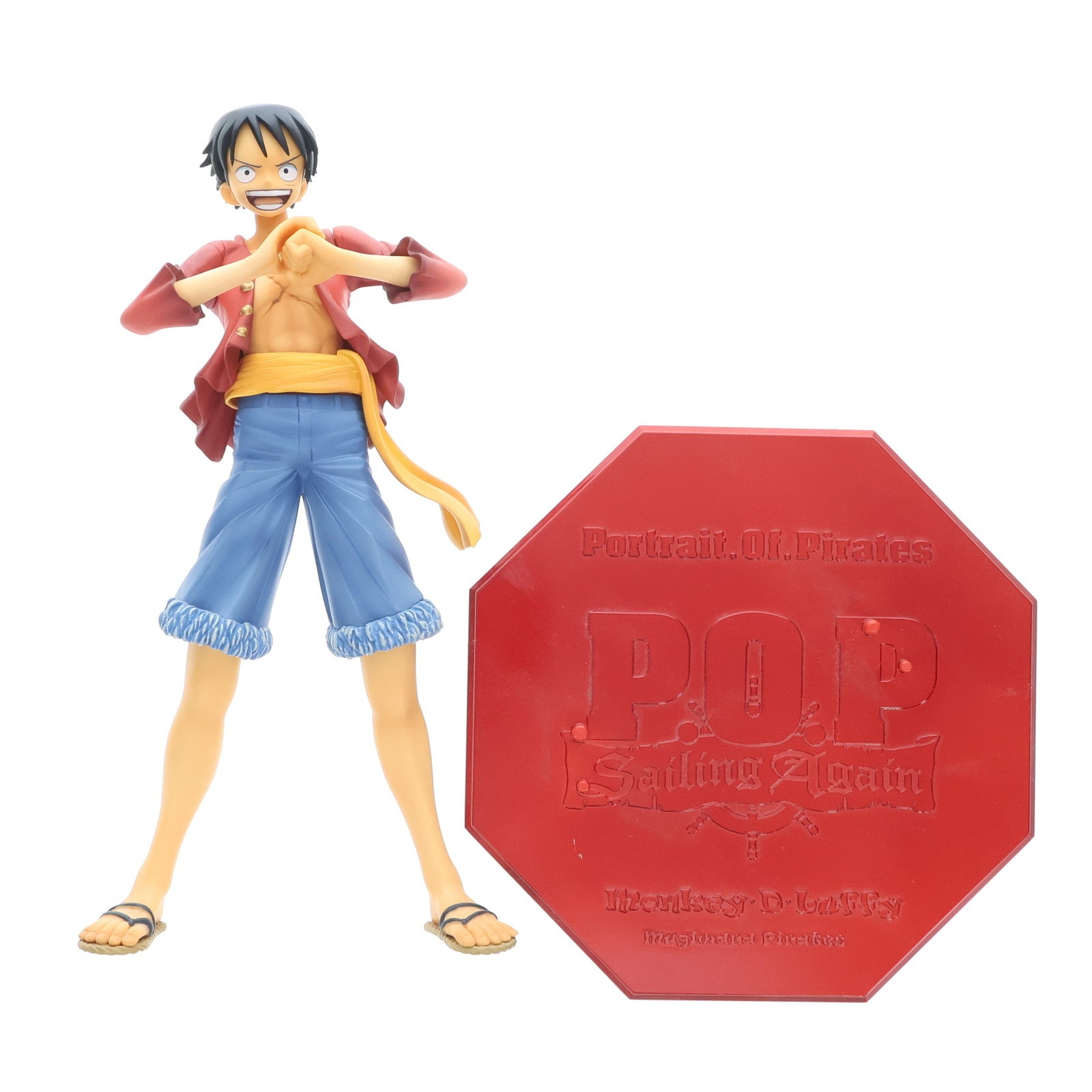 【中古即納】[FIG] Portrait.Of.Pirates P.O.P Sailing Again モンキー・D・ルフィ ONE PIECE(ワンピース) 1/8 完成品 フィギュア メガハウス(20111224)