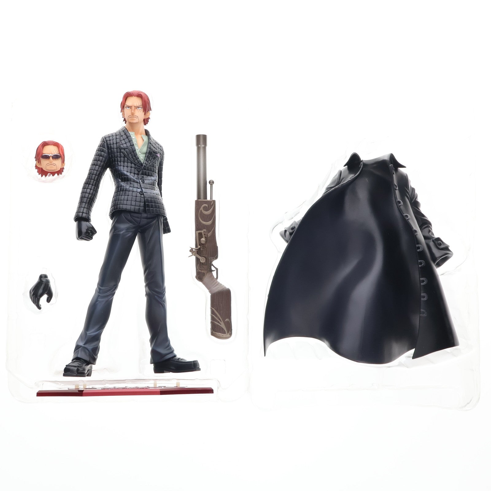 【中古即納】[FIG] Portrait.Of.Pirates P.O.P STRONG EDITION 赤髪のシャンクス ONE PIECE(ワンピース) 1/8 完成品 フィギュア メガハウス(20110601)