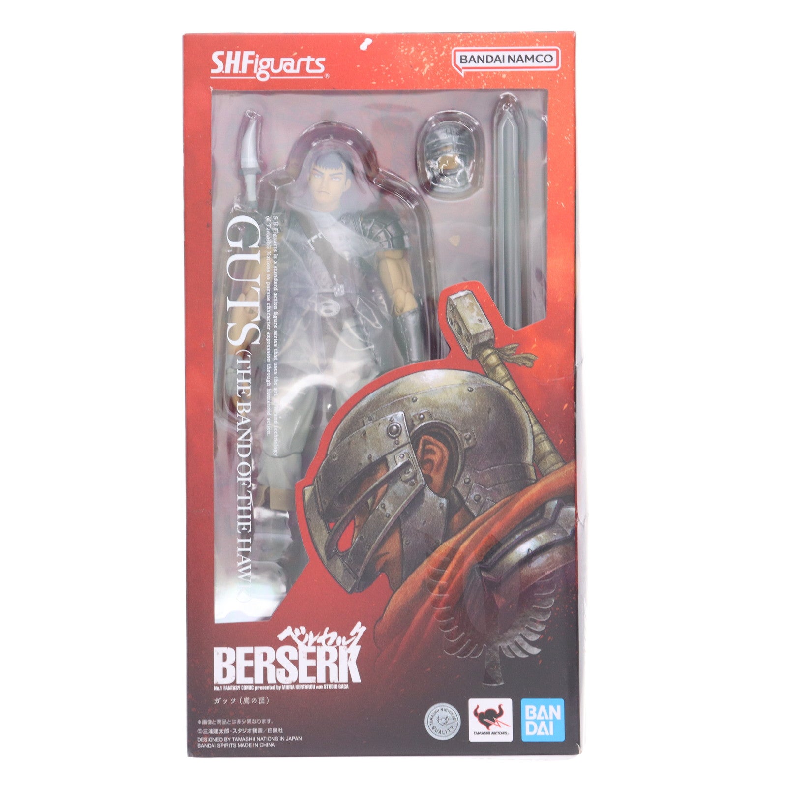 【中古即納】[FIG] S.H.Figuarts(フィギュアーツ) ガッツ(鷹の団) ベルセルク 完成品 可動フィギュア バンダイスピリッツ(20250719)
