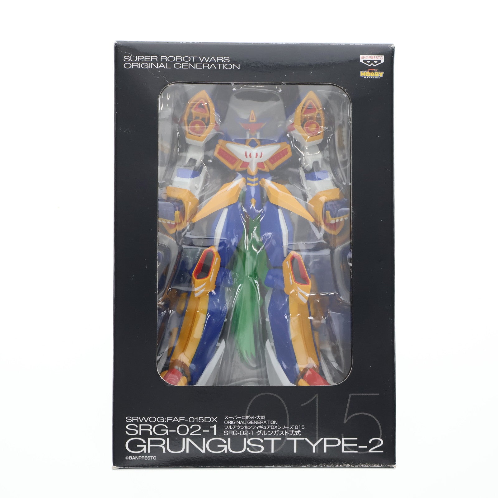 【中古即納】[FIG] フルアクションフィギュアDXシリーズ SRG-02-1 グルンガスト弐式 スーパーロボット大戦OG ORIGINAL GENERATIONS(オリジナルジェネレーションズ) 完成品 可動フィギュア 電撃ホビーマガジン誌上通販限定(FAF-015DX) バンプレスト(20050815)