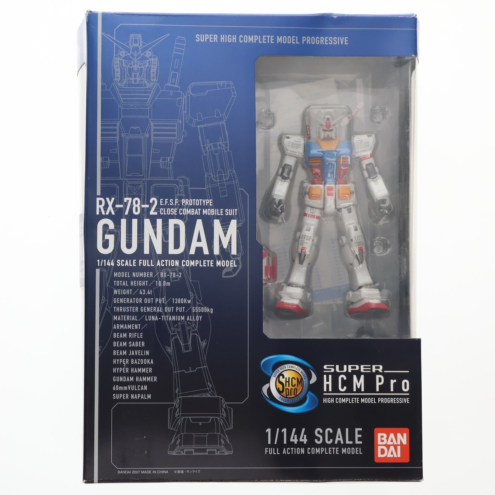 【中古即納】[FIG] SUPER HCM-Pro RX-78-2 ガンダム 機動戦士ガンダム 完成品 可動フィギュア バンダイ(20070617)