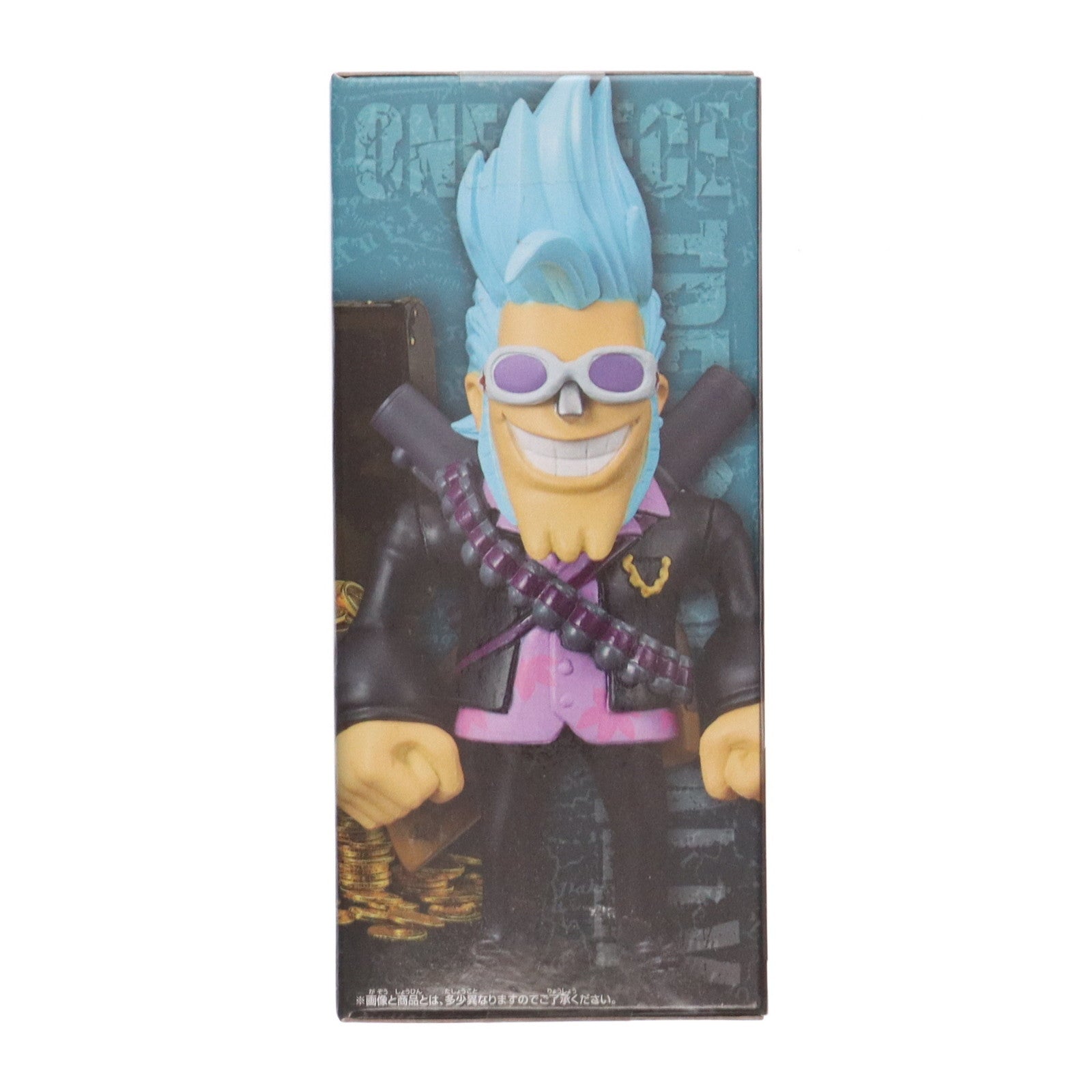 【中古即納】[FIG] タイトー限定 フランキー(ストロング・ワールド版) ワンピース ワールドコレクタブルフィギュア-トレジャーラリー- ゴムゴムの実Ver. ONE PIECE プライズ(37574) バンプレスト(20170725)