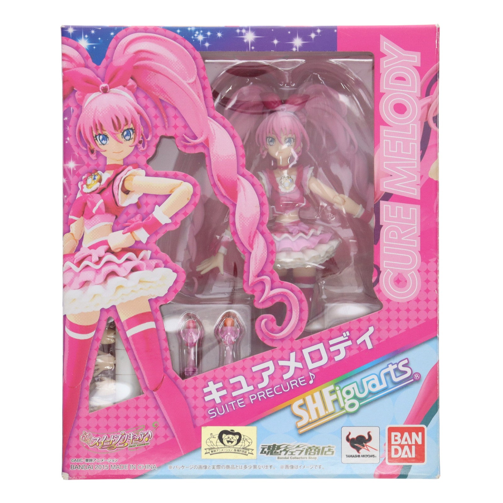 【中古即納】[FIG] 魂ウェブ商店限定 S.H.Figuarts(フィギュアーツ) キュアメロディ スイートプリキュア♪ 完成品 フィギュア バンダイ(20150430)