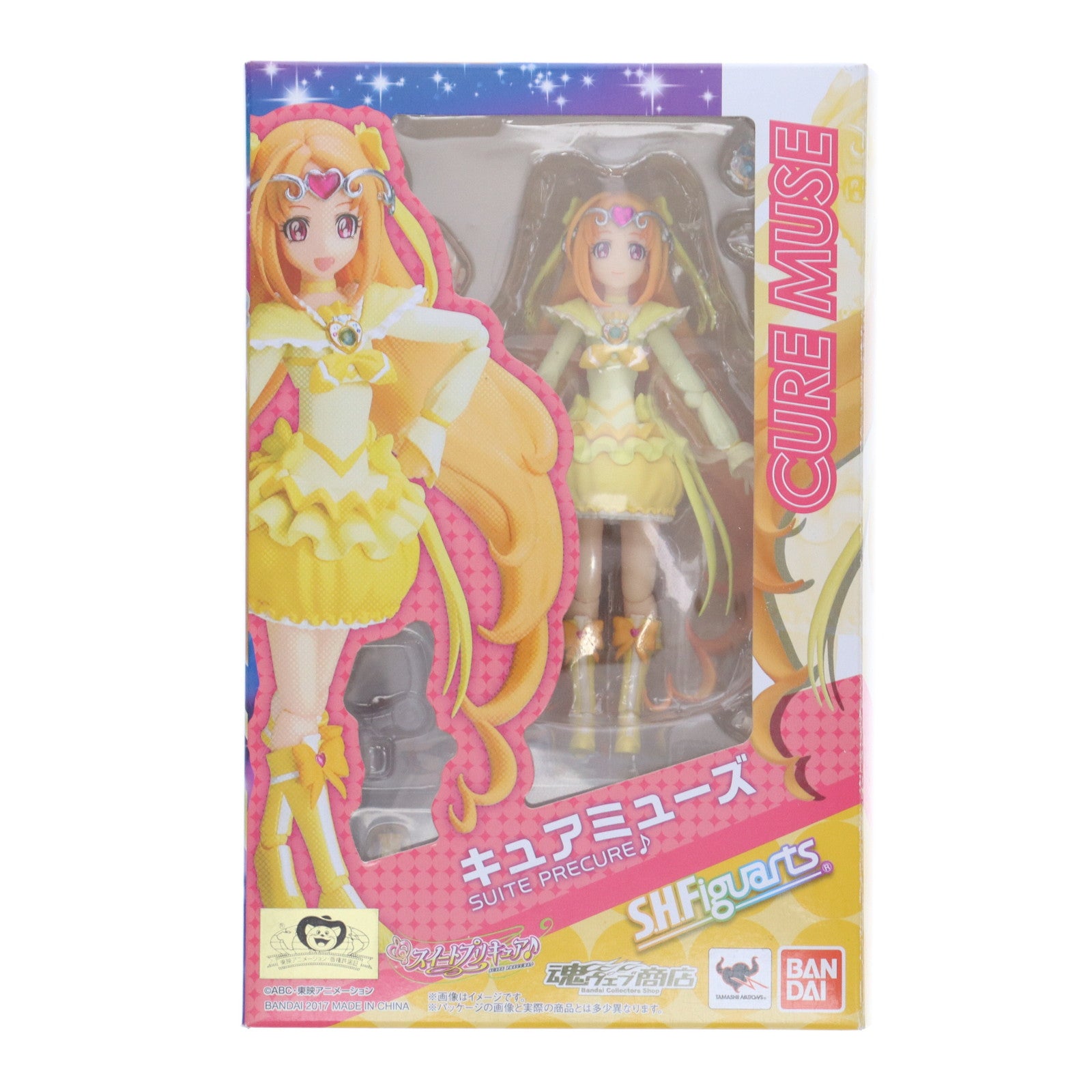 【中古即納】[FIG] 魂ウェブ商店限定 S.H.Figuarts(フィギュアーツ) キュアミューズ スイートプリキュア♪ 完成品 可動フィギュア バンダイ(20170331)