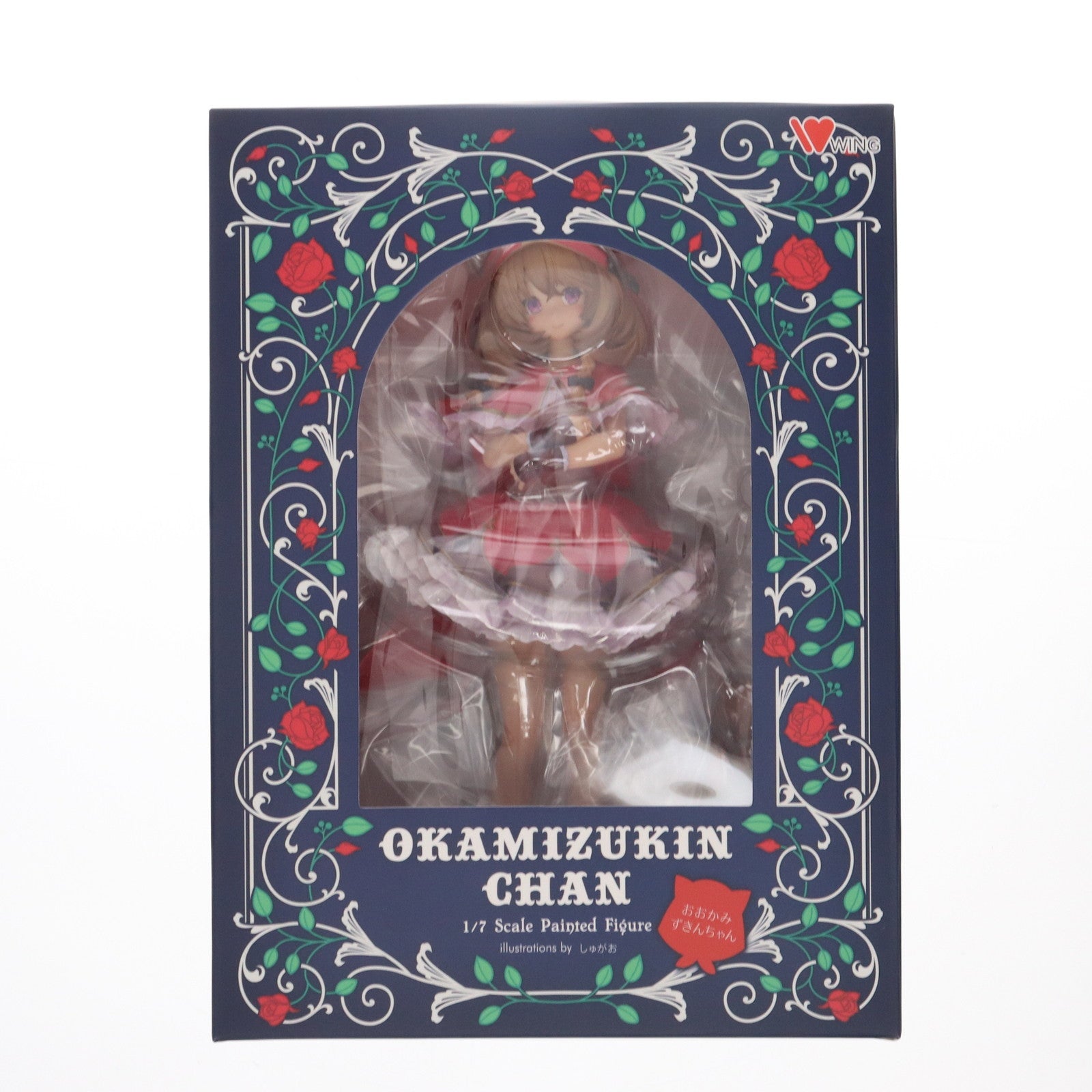 【中古即納】[FIG] おおかみずきんちゃん しゅがお氏イラスト 1/7 完成品 フィギュア GOODSMILE ONLINE SHOP&Amazon.co.jp&あみあみ&軸中心派限定 WING(ウイング)(20230131)