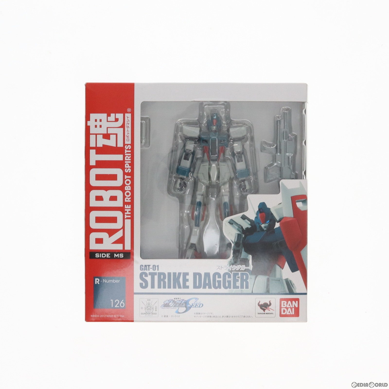 【中古即納】[FIG] ROBOT魂(SIDE MS) ストライクダガー 機動戦士ガンダムSEED(シード) 完成品 可動フィギュア バンダイ(20121013)