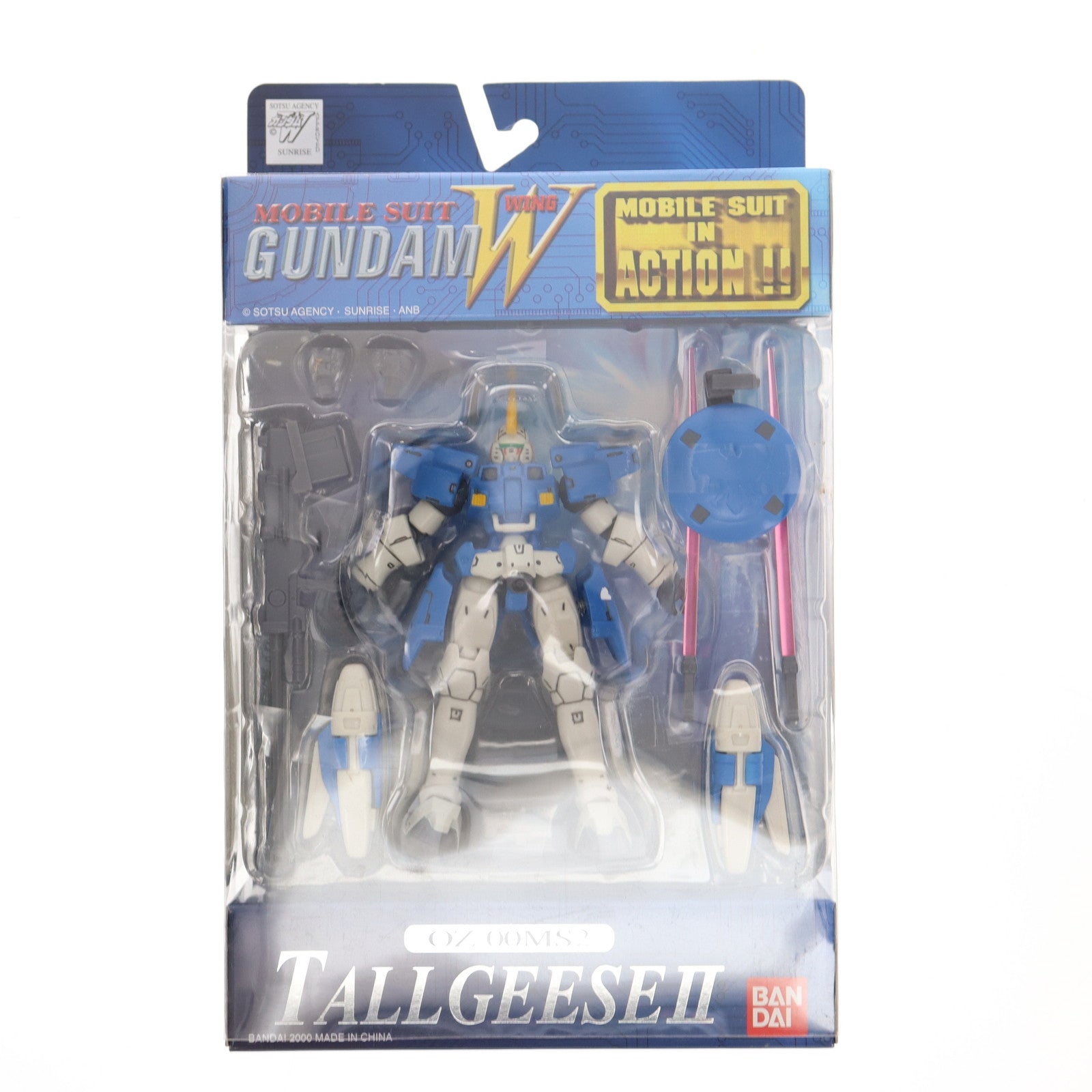 【中古即納】[FIG] MS IN ACTION!!(モビルスーツ・イン・アクション) OZ-00MS2 トールギスII 新機動戦記ガンダムW(ウイング) 完成品 可動フィギュア バンダイ(20010126)