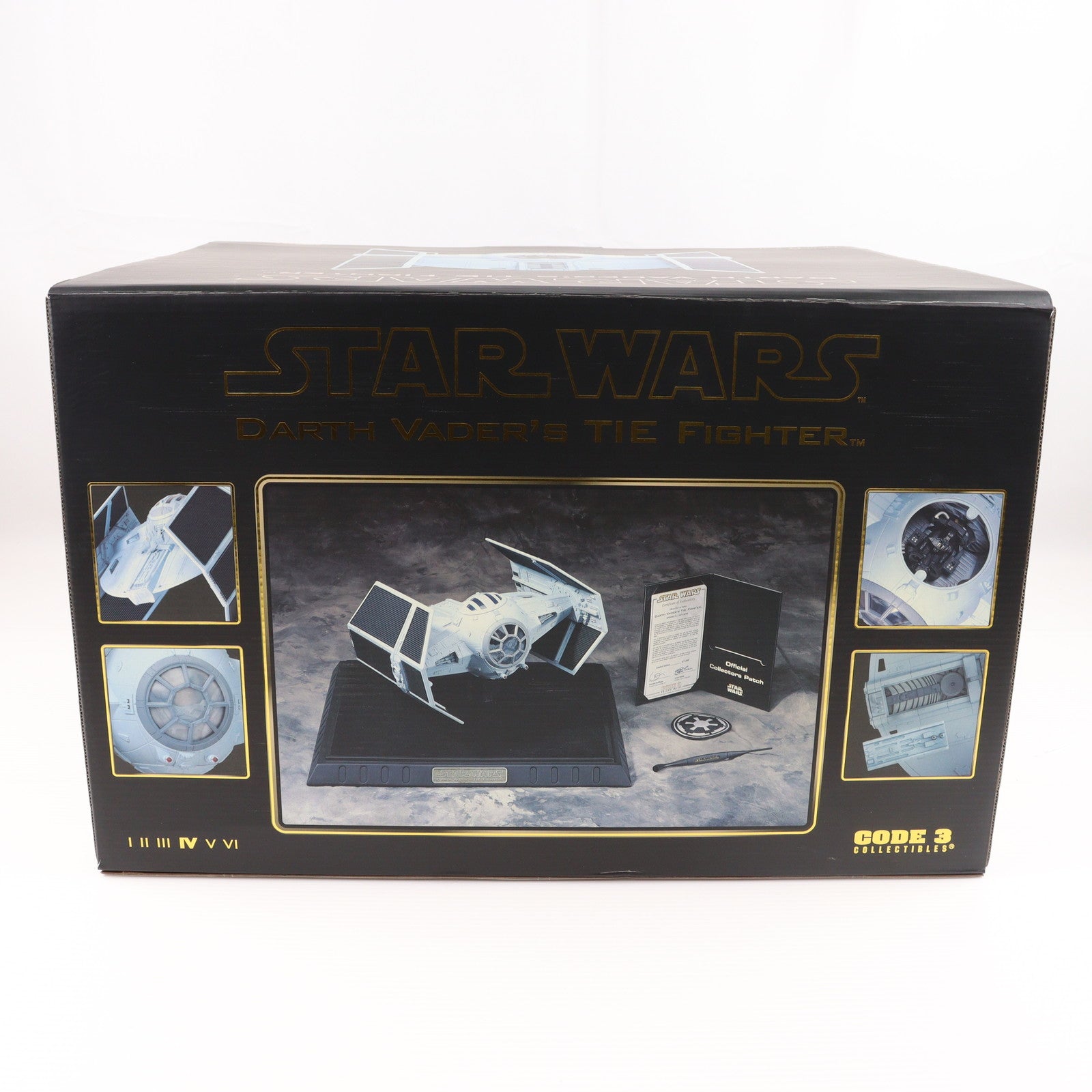 【中古即納】[FIG] Die Cast Replica DARTH VADER'S(ダース・ベイダーズ) TIE FIGHTER(タイ・ファイター) STAR WARS(スター・ウォーズ) エピソード4/新たなる希望 1/38 完成品 フィギュア CODE3(20060131)