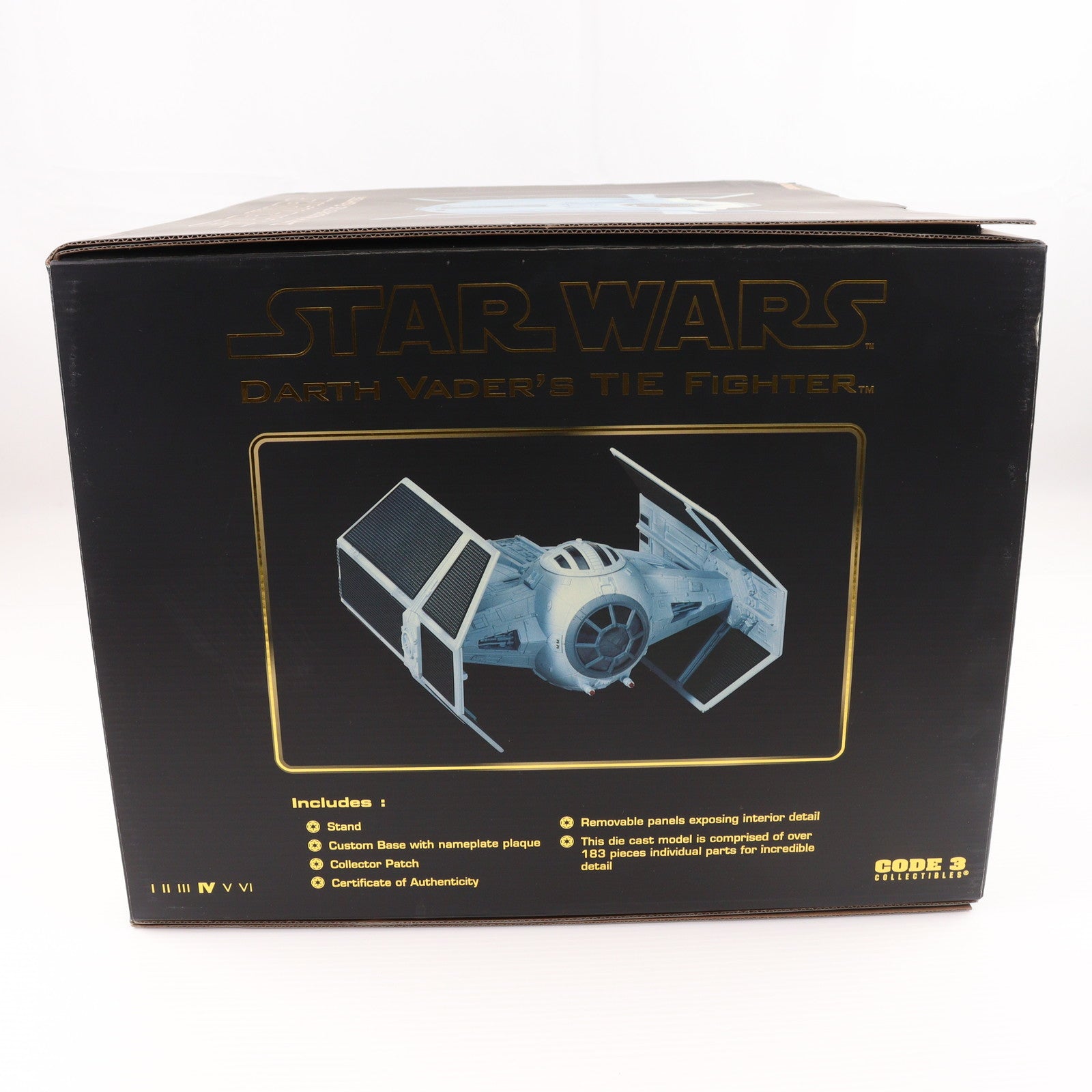 【中古即納】[FIG] Die Cast Replica DARTH VADER'S(ダース・ベイダーズ) TIE FIGHTER(タイ・ファイター) STAR WARS(スター・ウォーズ) エピソード4/新たなる希望 1/38 完成品 フィギュア CODE3(20060131)