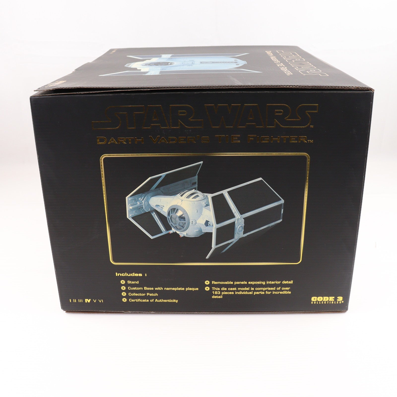 【中古即納】[FIG] Die Cast Replica DARTH VADER'S(ダース・ベイダーズ) TIE FIGHTER(タイ・ファイター) STAR WARS(スター・ウォーズ) エピソード4/新たなる希望 1/38 完成品 フィギュア CODE3(20060131)