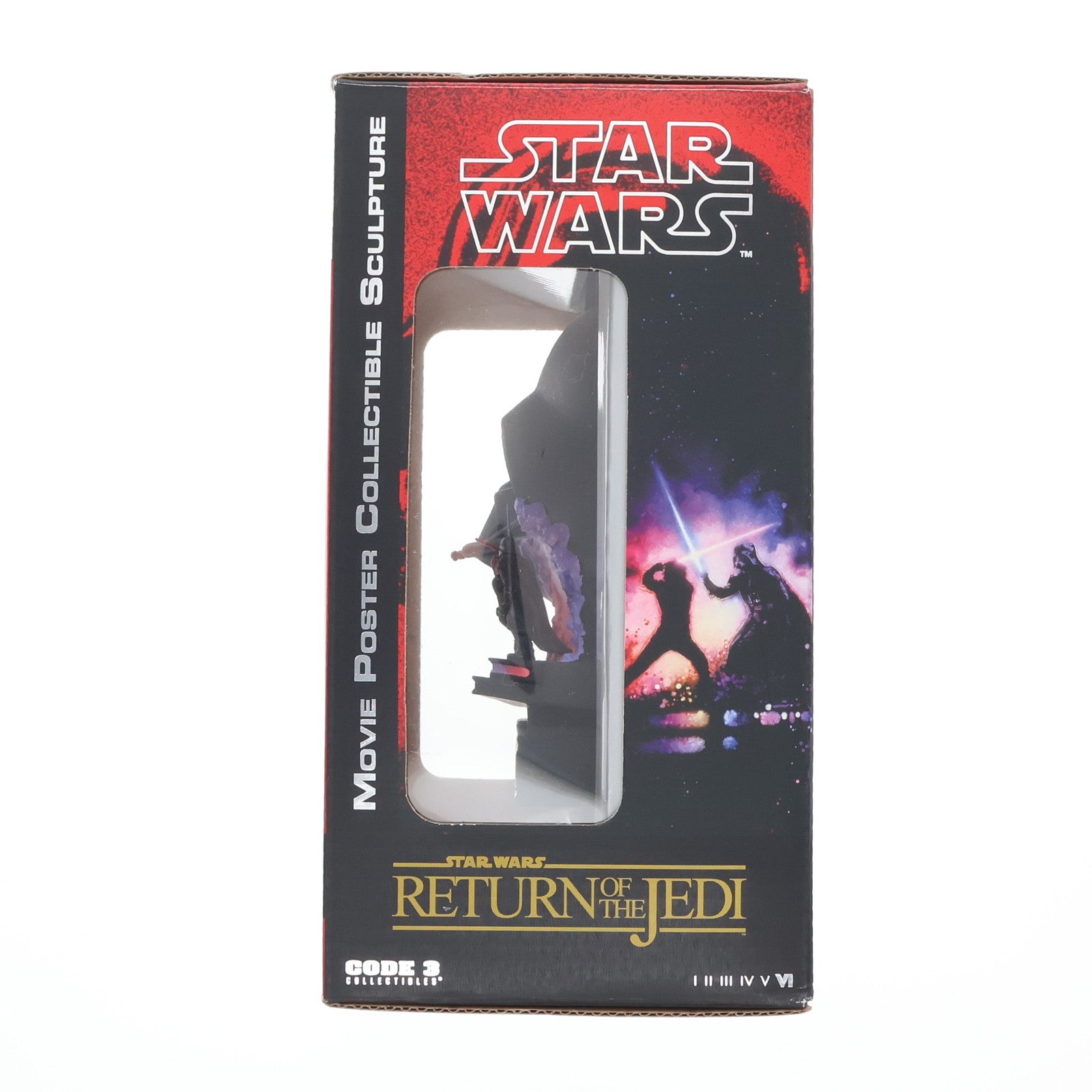 【中古即納】[FIG] Movie Poster Collectible Sculpture ルーク&ダース・ベイダー STAR WARS(スター・ウォーズ) エピソード6/ジェダイの帰還 立体ポスター 完成品 フィギュア(17028) CODE3(19991231)