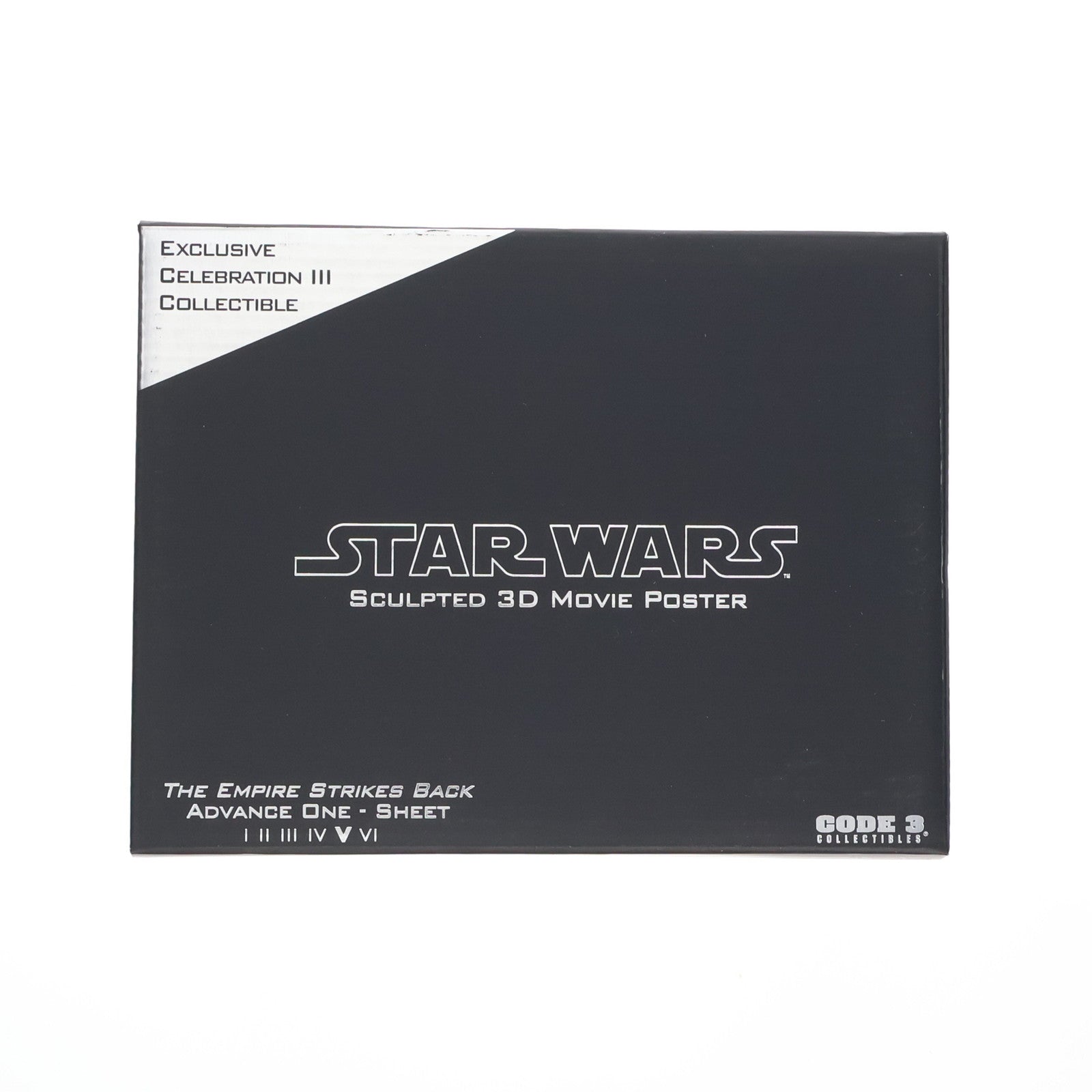 【中古即納】[FIG] THE EMPIRE STRIKES BACK Sculpted 3D Movie Poster STAR WARS(スター・ウォーズ) エピソード5/帝国の逆襲) 立体ポスター 完成品 フィギュア(17025) CODE3(20050131)