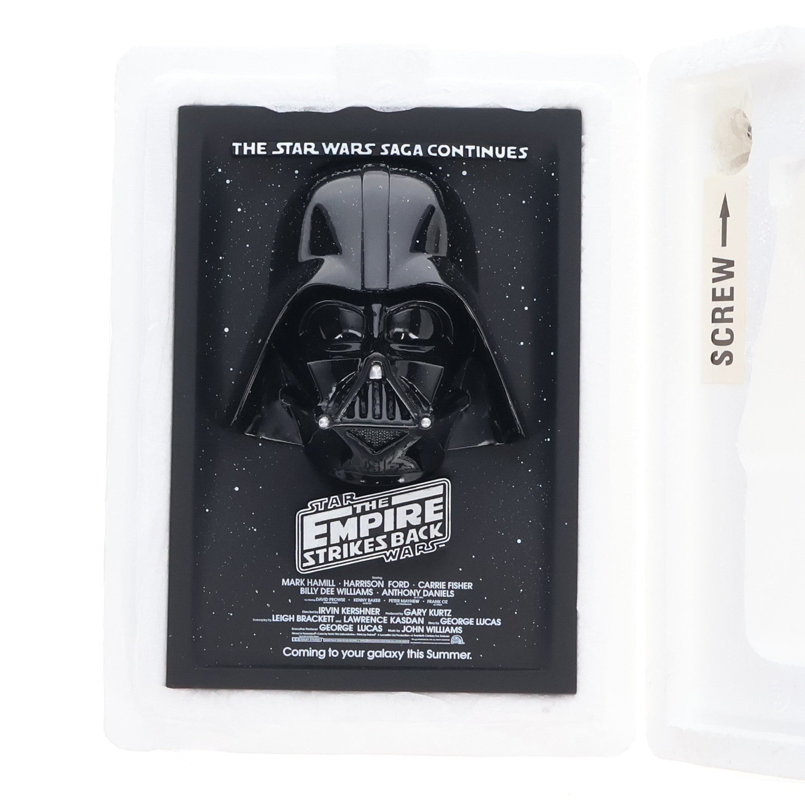 【中古即納】[FIG] THE EMPIRE STRIKES BACK Sculpted 3D Movie Poster STAR WARS(スター・ウォーズ) エピソード5/帝国の逆襲) 立体ポスター 完成品 フィギュア(17025) CODE3(20050131)