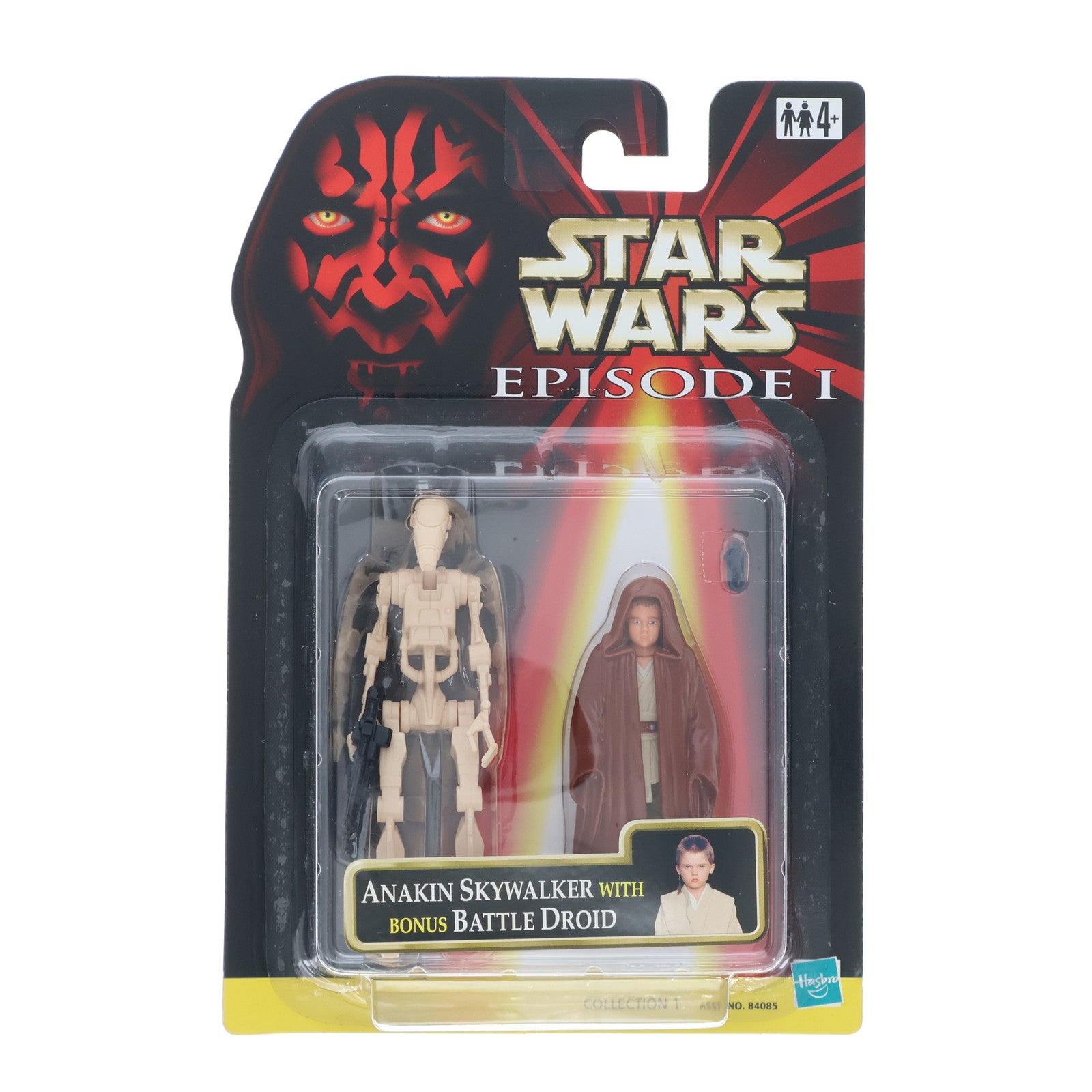 【中古即納】[FIG] スター・ウォーズ ベーシックフィギュア コレクション1 アナキン・スカイウォーカー&バトルドロイド STAR WARS エピソード1/ファントム・メナス 完成品 可動フィギュア(84085) ハズブロ(19991231)