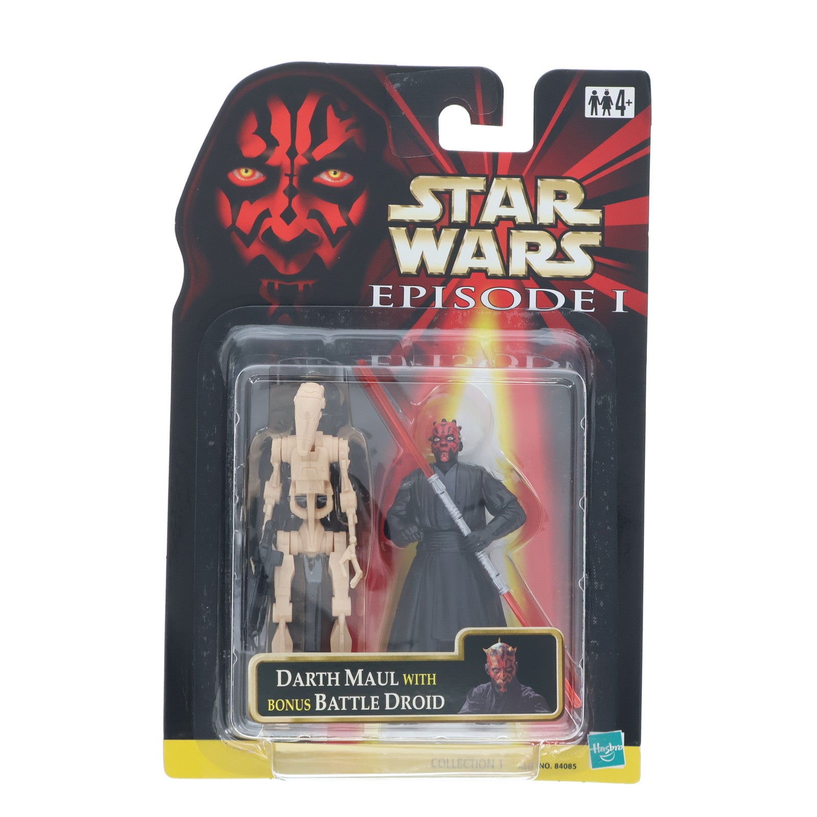 【中古即納】[FIG] スター・ウォーズ ベーシックフィギュア ダース・モール With バトル・ドロイド STAR WARS エピソード1/ファントム・メナス 完成品 可動フィギュア ハズブロ(19991231)