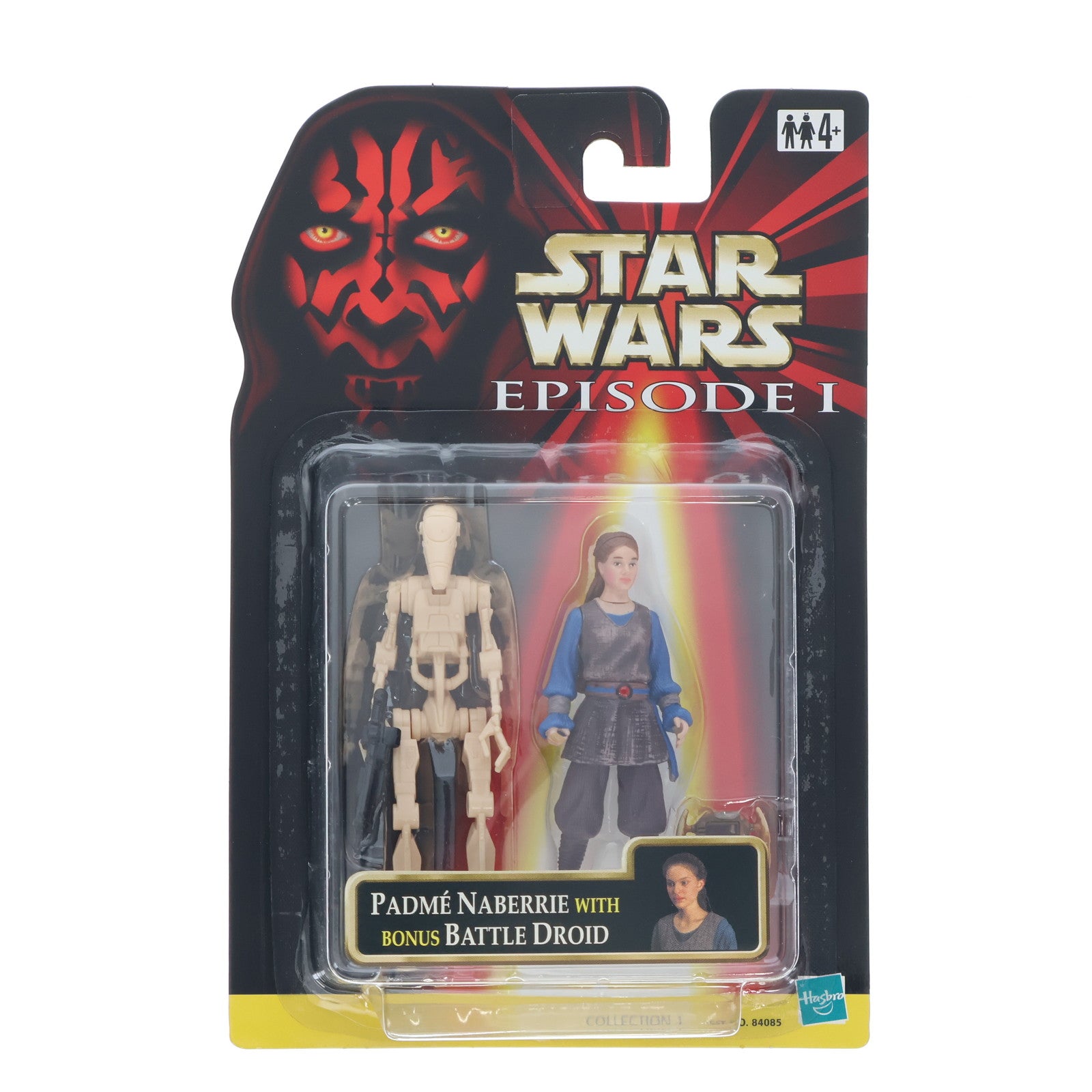 【中古即納】[FIG] パドメ・ネイベリー(パドメ・アミダラ) with bonus バトル・ドロイド STAR WARS(スター・ウォーズ) エピソード1/ファントム・メナス ベーシックフィギュア コレクション1 完成品 可動フィギュア(84085) ハズブロ(19991231)