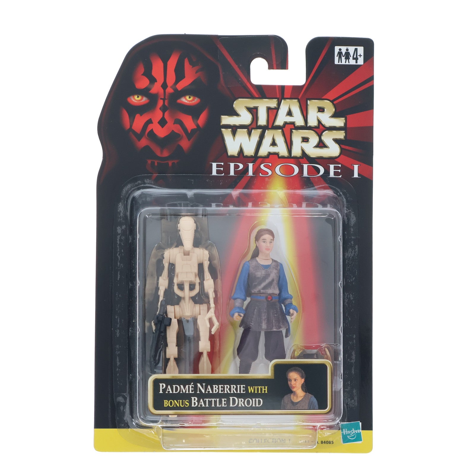 【中古即納】[FIG] パドメ・ネイベリー(パドメ・アミダラ) with bonus バトル・ドロイド STAR WARS(スター・ウォーズ) エピソード1/ファントム・メナス ベーシックフィギュア コレクション1 完成品 可動フィギュア(84085) ハズブロ(19991231)