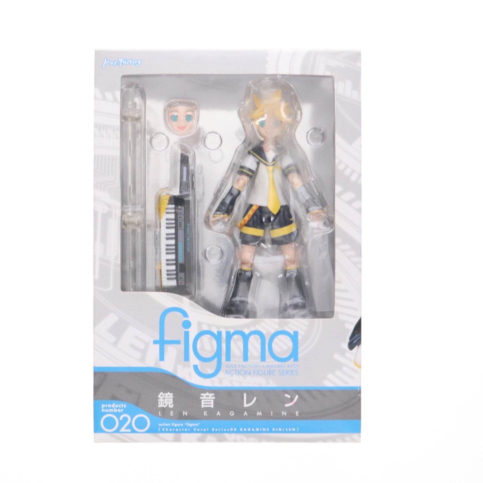 【中古即納】[FIG] figma(フィグマ) 020 鏡音レン(かがみねれん) キャラクター・ボーカル・シリーズ02 鏡音リン・レン 完成品 可動フィギュア マックスファクトリー(20081124)