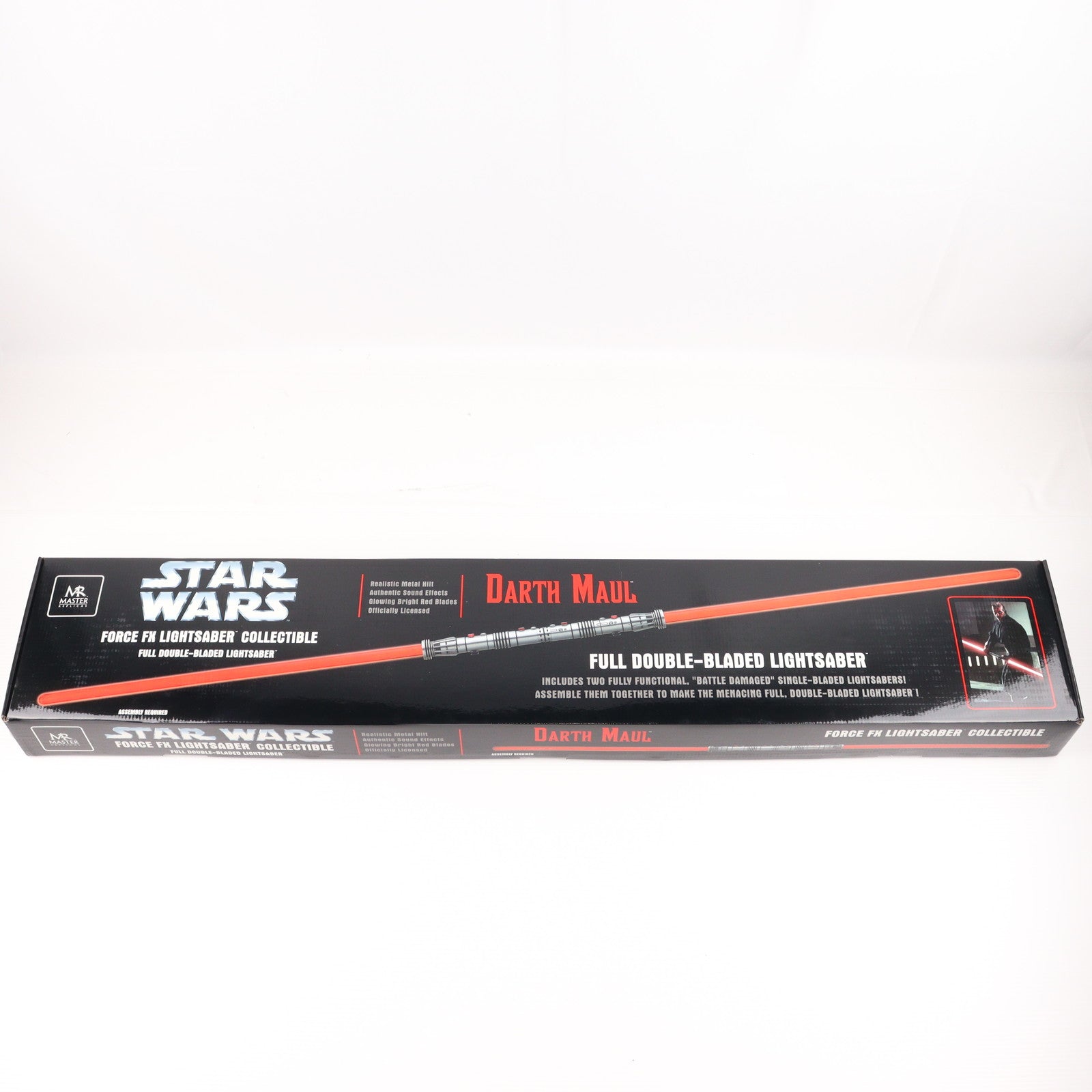 【中古即納】[FIG] FORCE FX COLLECTIBLE(フォース FX コレクティブル) ダース・モール ライトセーバー STAR WARS(スター・ウォーズ) エピソード1/ファントムメナス 完成トイ(SW-214) MASTER REPLICAS(マスターレプリカ)(19991231)