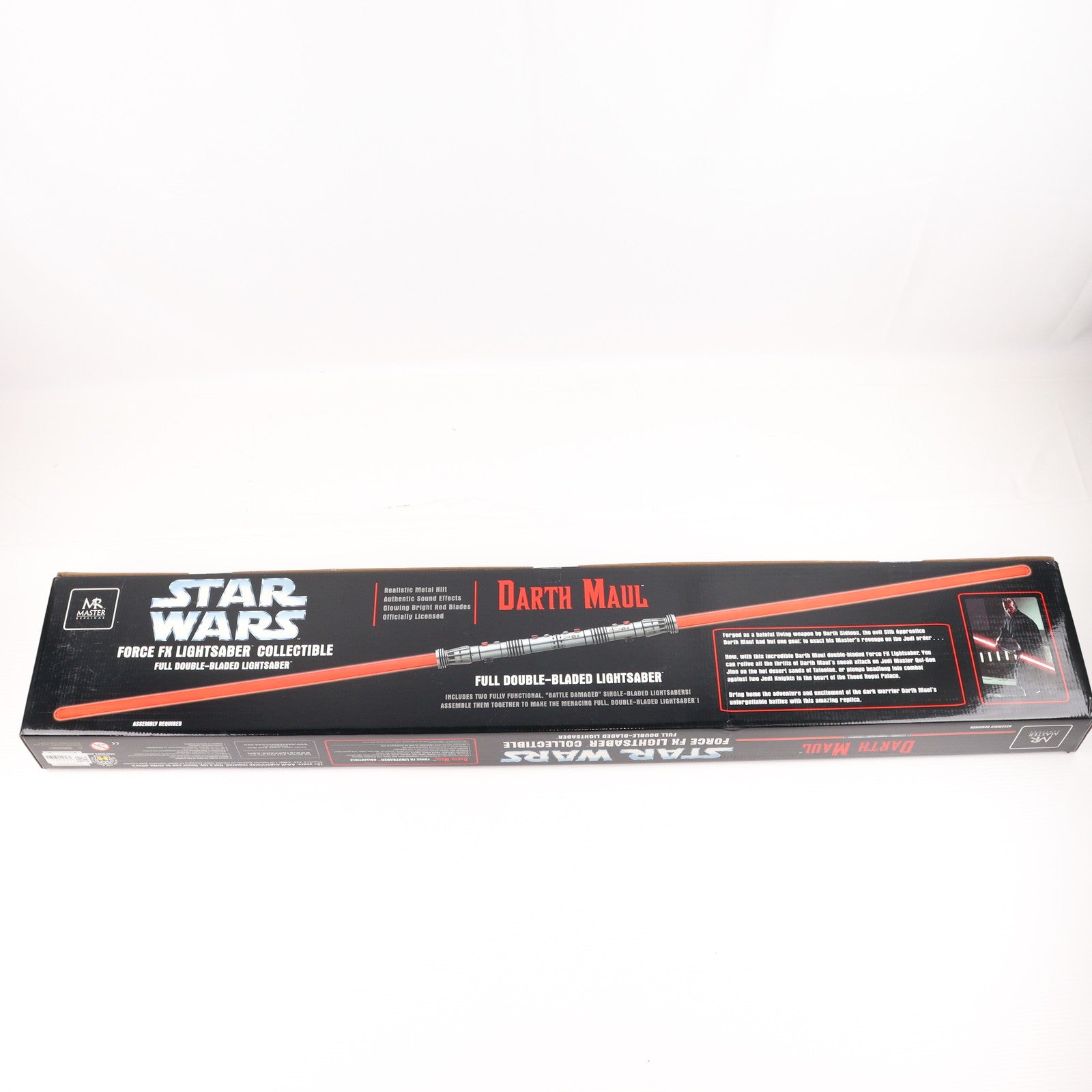 【中古即納】[FIG] FORCE FX COLLECTIBLE(フォース FX コレクティブル) ダース・モール ライトセーバー STAR WARS(スター・ウォーズ) エピソード1/ファントムメナス 完成トイ(SW-214) MASTER REPLICAS(マスターレプリカ)(19991231)