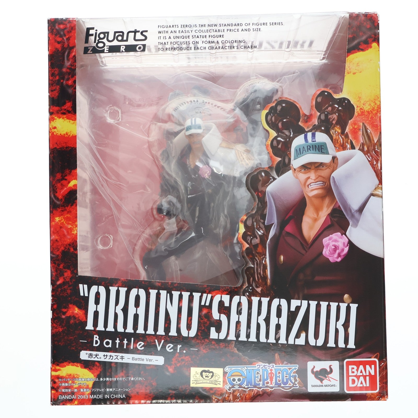 【中古即納】[FIG] フィギュアーツZERO 赤犬 サカズキ -Battle Ver.- ONE PIECE(ワンピース) 完成品 フィギュア バンダイ(20131122)