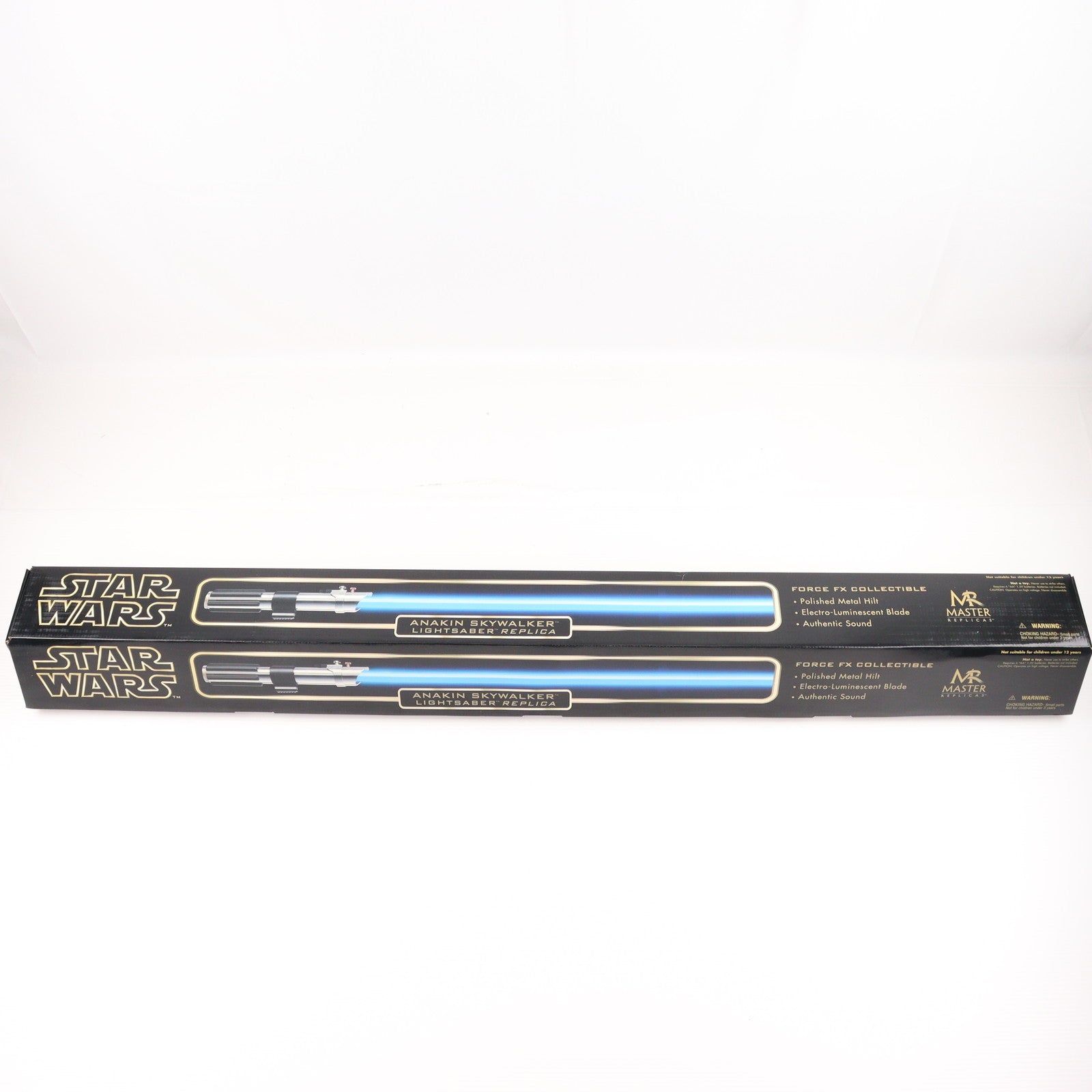 【中古即納】[FIG] FORCE FX COLLECTIBLE(フォース FX コレクティブル) アナキン・スカイウォーカー ライトセーバー STAR WARS(スター・ウォーズ) エピソード2/クローンの攻撃 完成トイ(SW-201) MASTER REPLICAS(マスターレプリカ)(19991231)