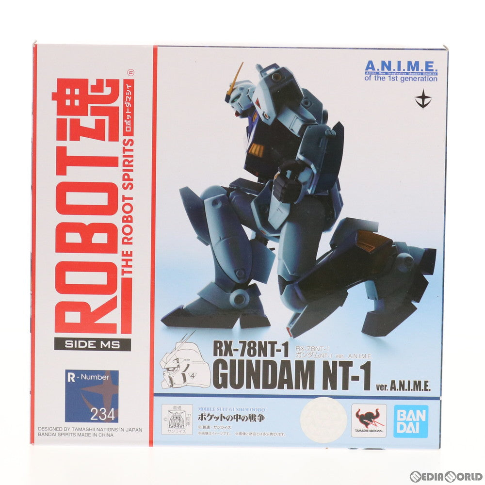 【中古即納】[FIG] (再販) ROBOT魂(SIDE MS) RX-78NT-1 ガンダムNT-1 ver. A.N.I.M.E. 機動戦士ガンダム0080 ポケットの中の戦争 完成品 可動フィギュア バンダイスピリッツ(20180428)