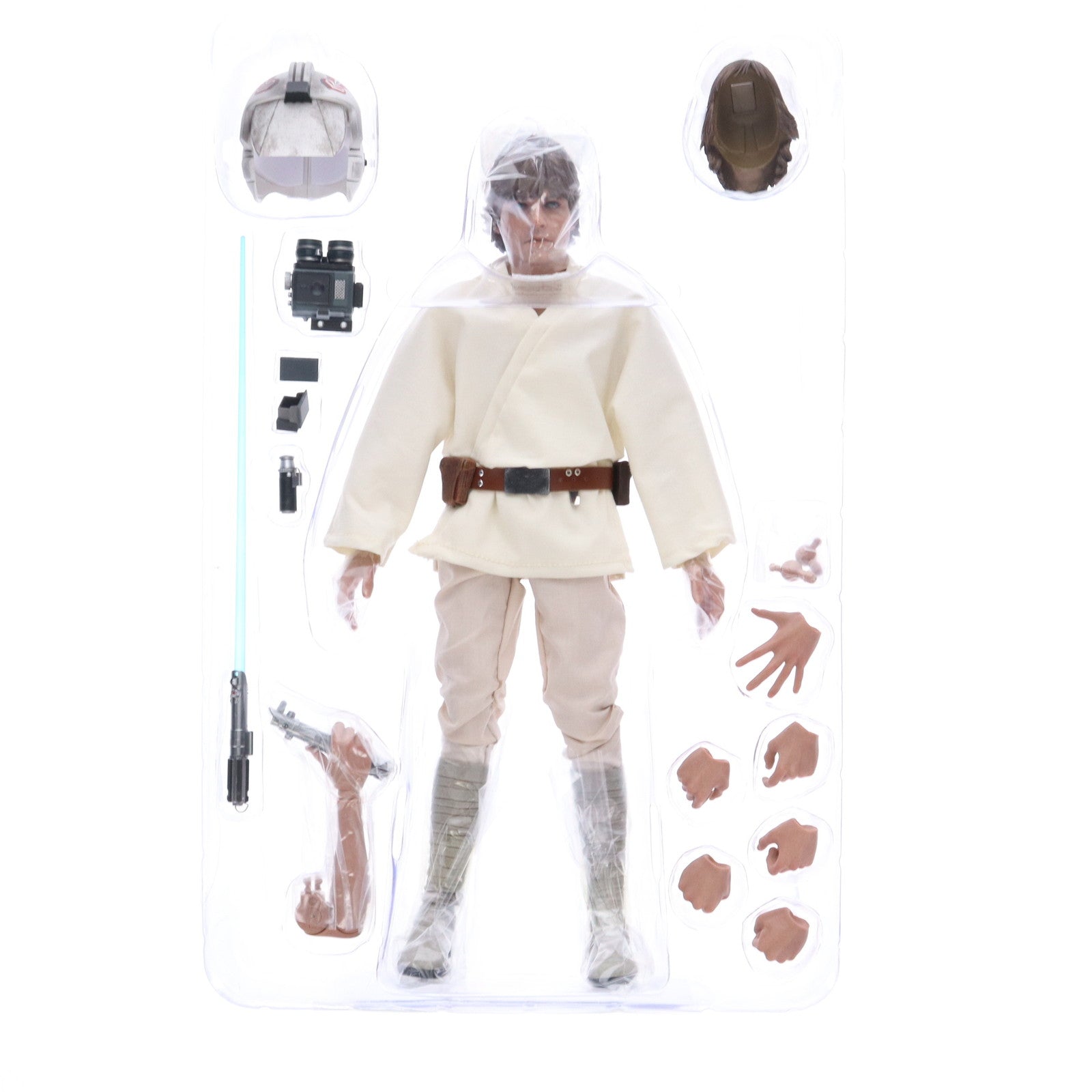 【中古即納】[FIG] ムービー・マスターピース ルーク・スカイウォーカー STAR WARS(スター・ウォーズ) エピソード4/新たなる希望 1/6 完成品 可動フィギュア(MM#297) ホットトイズ(20151129)