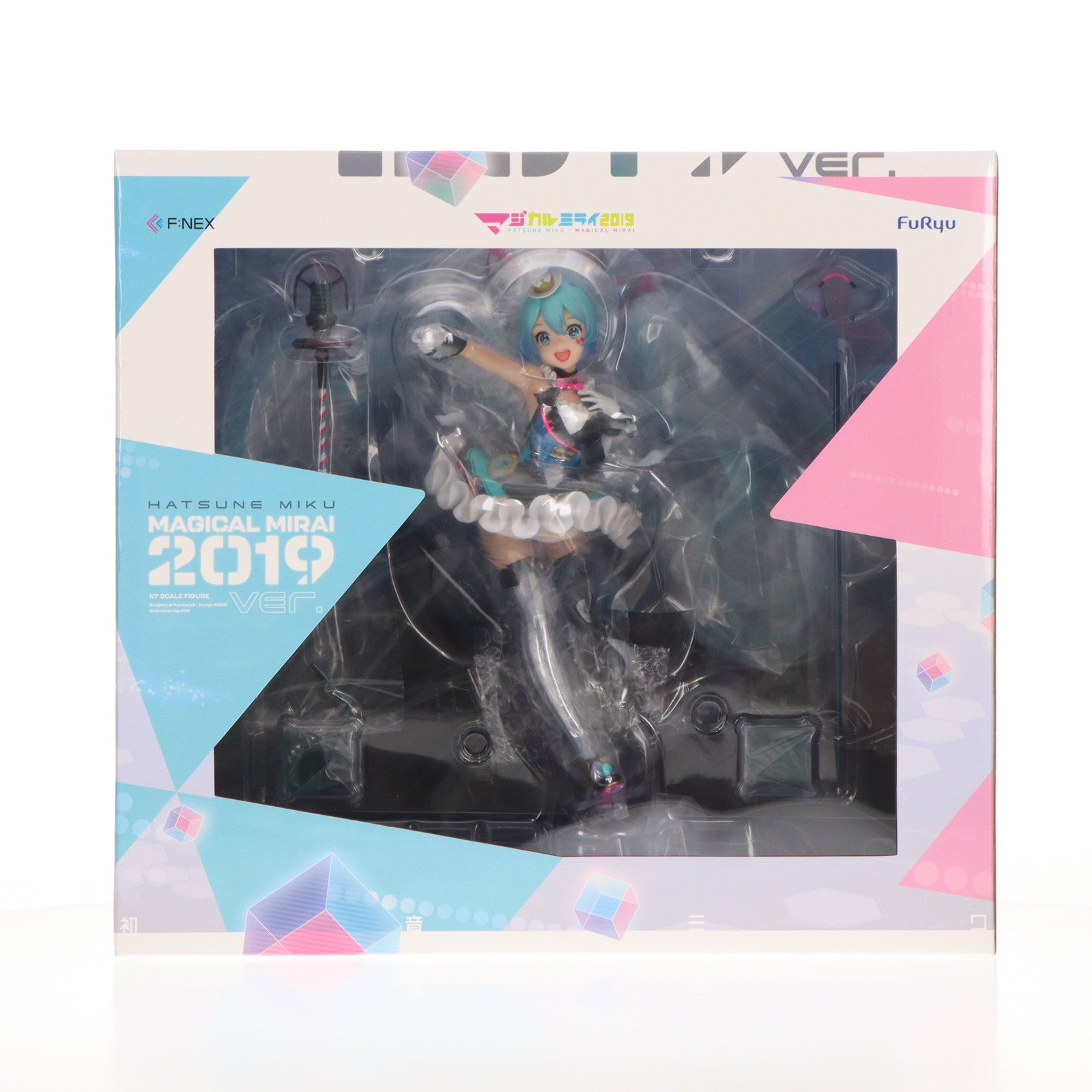 【中古即納】[FIG] F:NEX限定 初音ミク「マジカルミライ 2019」Ver. キャラクター・ボーカル・シリーズ01 初音ミク 1/7 完成品 フィギュア(AMU-FNX160) フリュー(20200831)