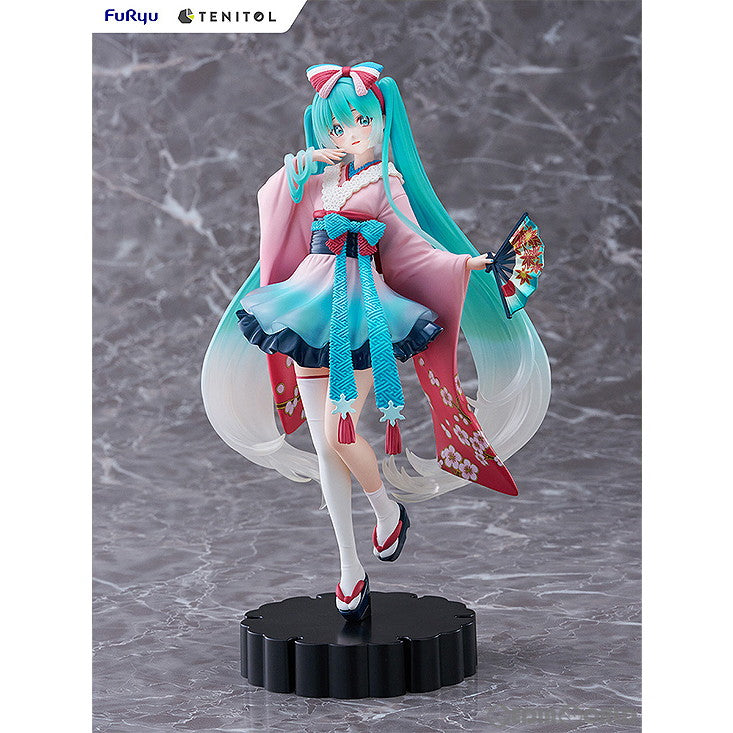 【中古即納】[FIG] TENITOL 初音ミク NEO TOKYO Series KIMONO キャラクター・ボーカル・シリーズ01 初音ミク 完成品 フィギュア フリュー(20241221)