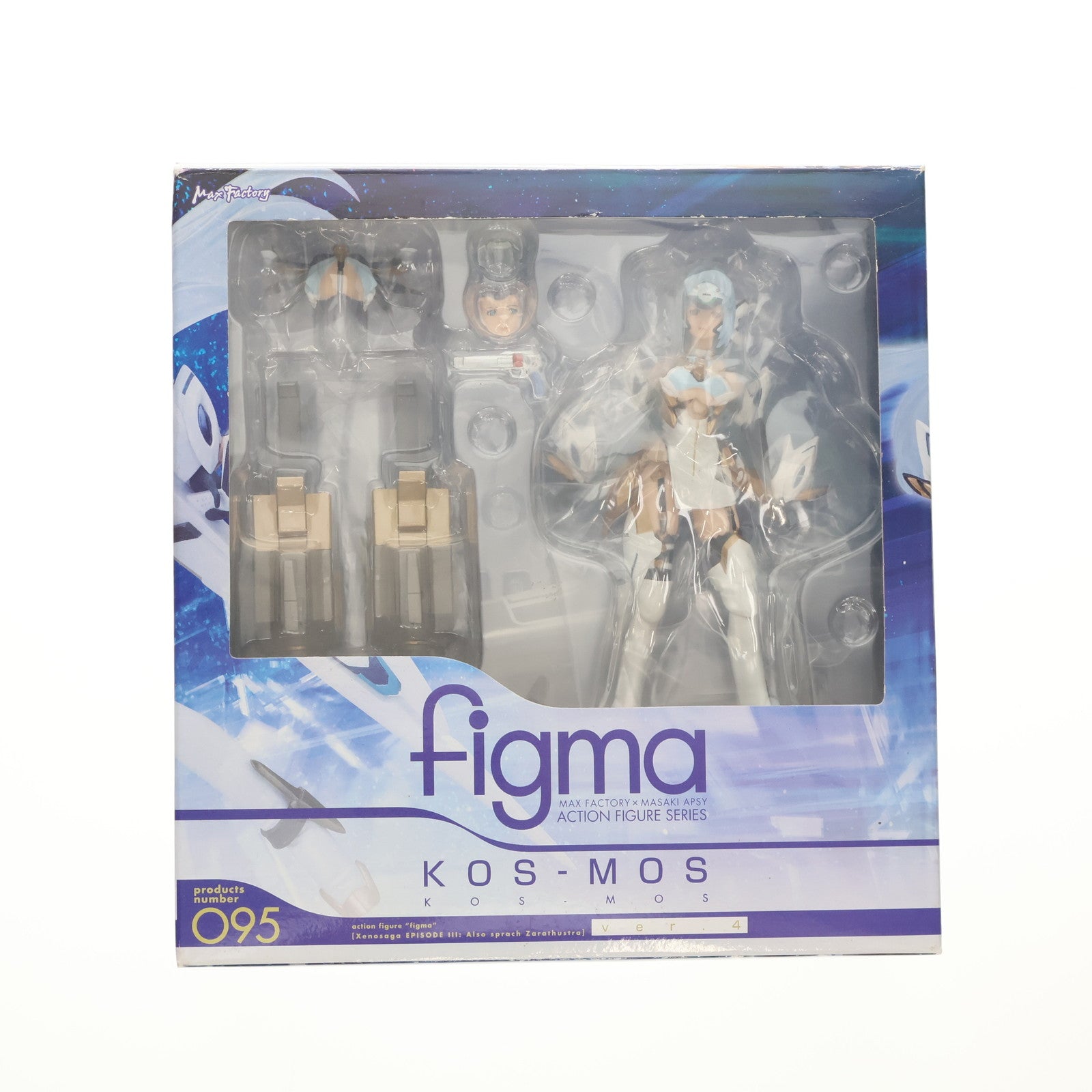 【中古即納】[FIG] figma(フィグマ) 095 KOS-MOS(コスモス) ver.4 ゼノサーガ エピソードIII [ツァラトゥストラはかく語りき] 完成品 可動フィギュア マックスファクトリー(20110430)