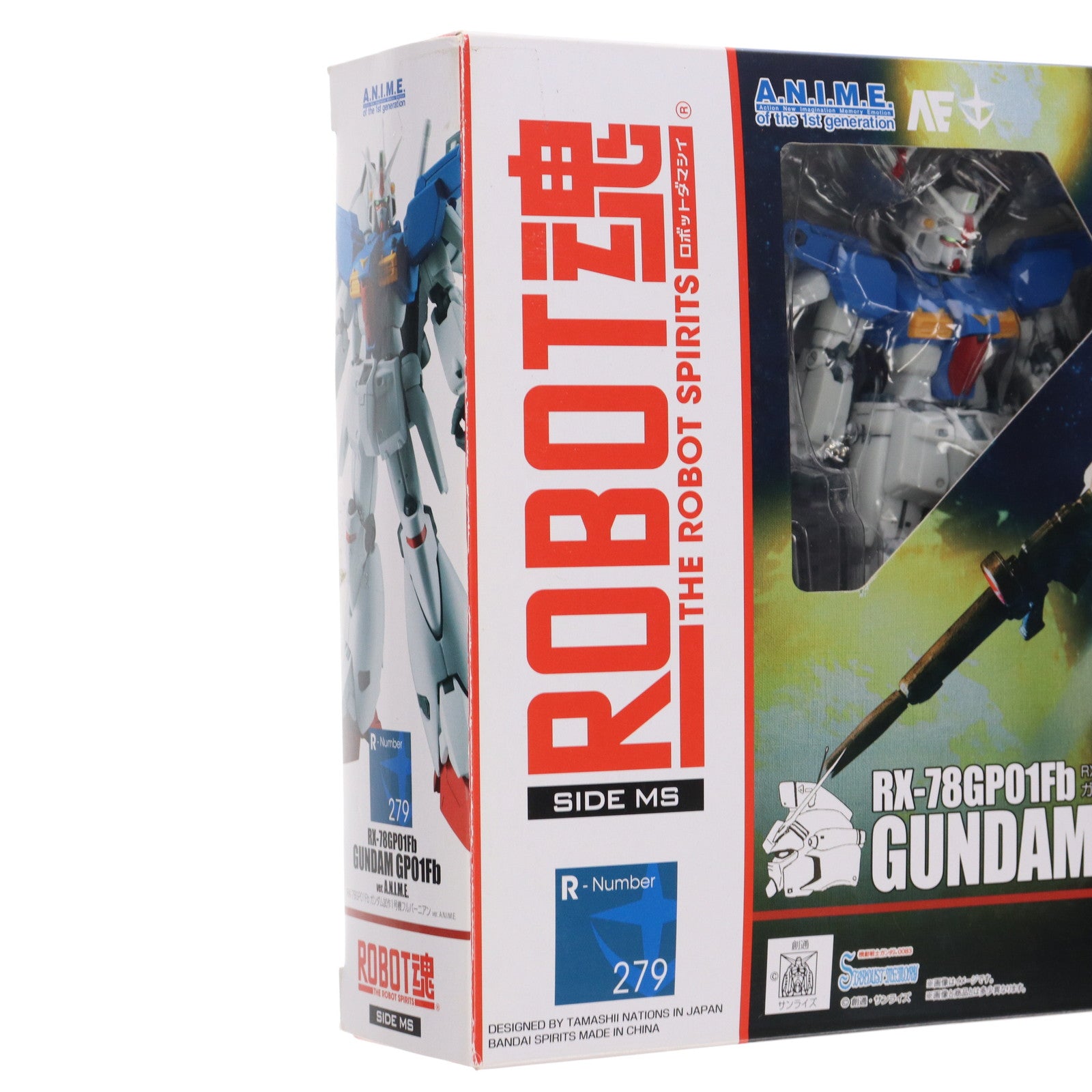 【中古即納】[FIG] ROBOT魂(SIDE MS) RX-78GP01Fb ガンダム試作1号機フルバーニアン ver. A.N.I.M.E. 機動戦士ガンダム0083 STARDUST MEMORY(スターダストメモリー) 完成品 可動フィギュア バンダイスピリッツ(20220917)