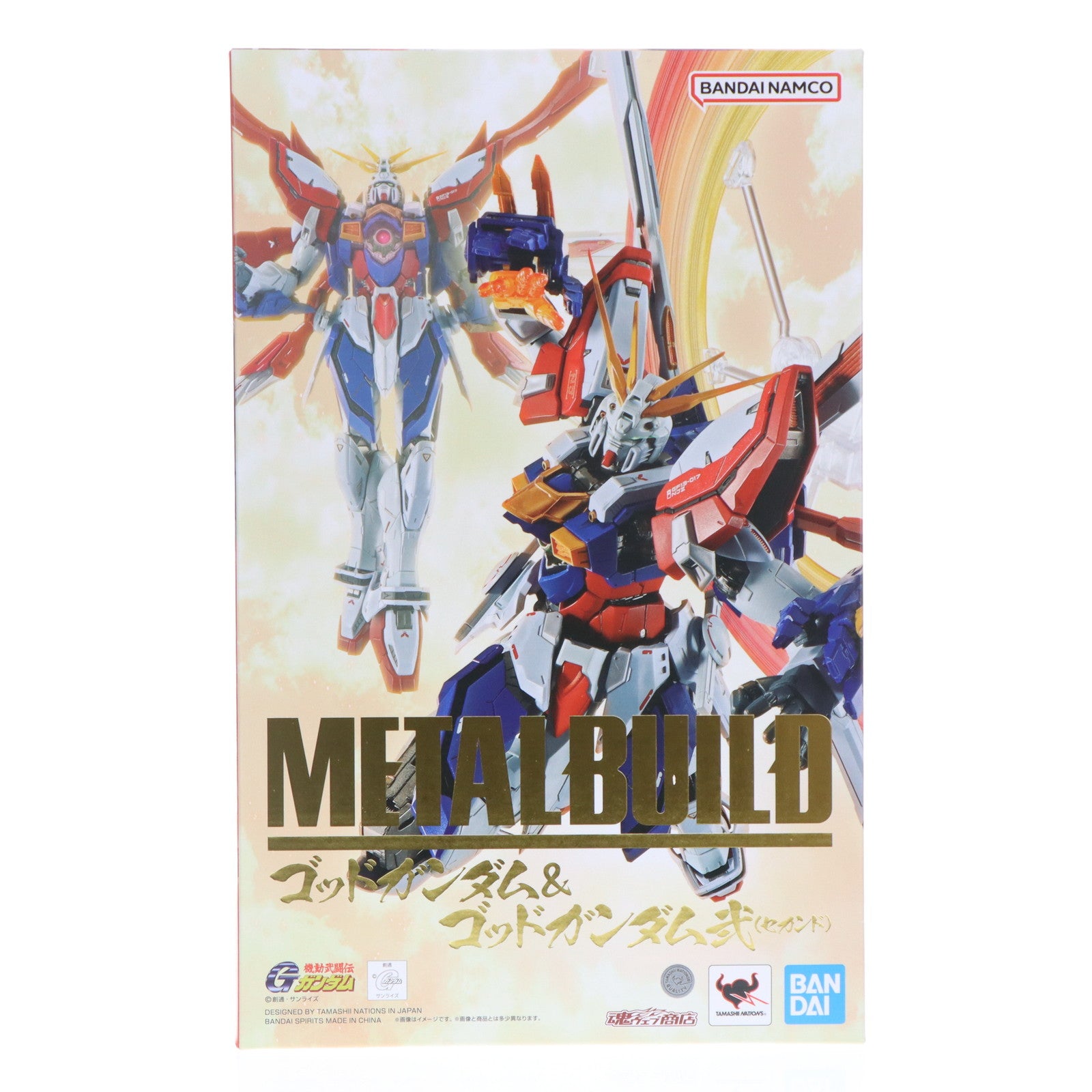 【中古即納】[FIG] 魂ウェブ商店限定 METAL BUILD ゴッドガンダム&ゴッドガンダム弐(セカンド) 機動武闘伝Gガンダム 完成品 可動フィギュア バンダイスピリッツ(20250825)