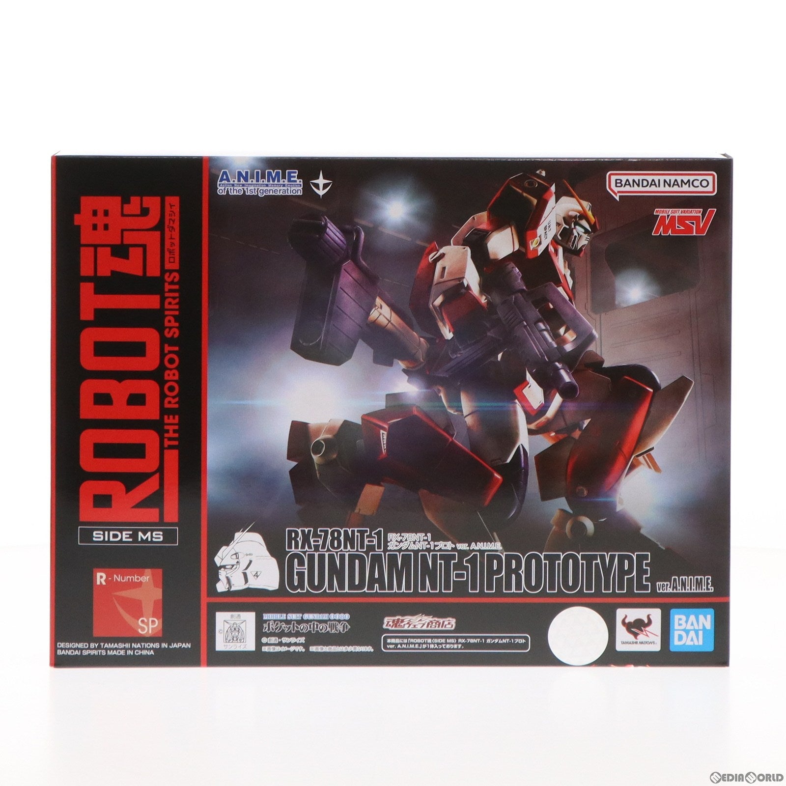 【中古即納】[FIG] 魂ウェブ商店限定 ROBOT魂(SIDE MS) RX-78NT-1 ガンダムNT-1プロト ver. A.N.I.M.E. 機動戦士ガンダム0080 ポケットの中の戦争 完成品 可動フィギュア バンダイスピリッツ(20230228)