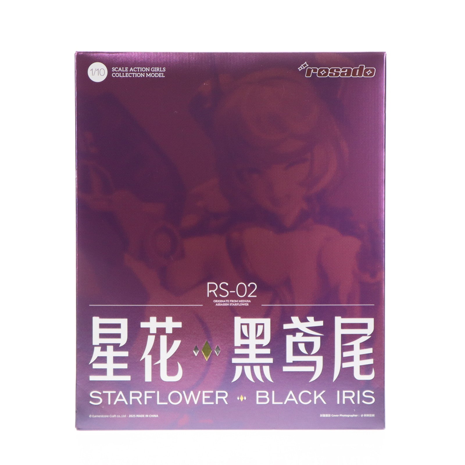 【中古即納】[FIG] rosado Project RS-02 星花・ブラックアイリス 1/10 完成品 アクションフィギュア(海外流通版) 核誠治造(EARNESTCORE CRAFT/アニスコル)(20250630)