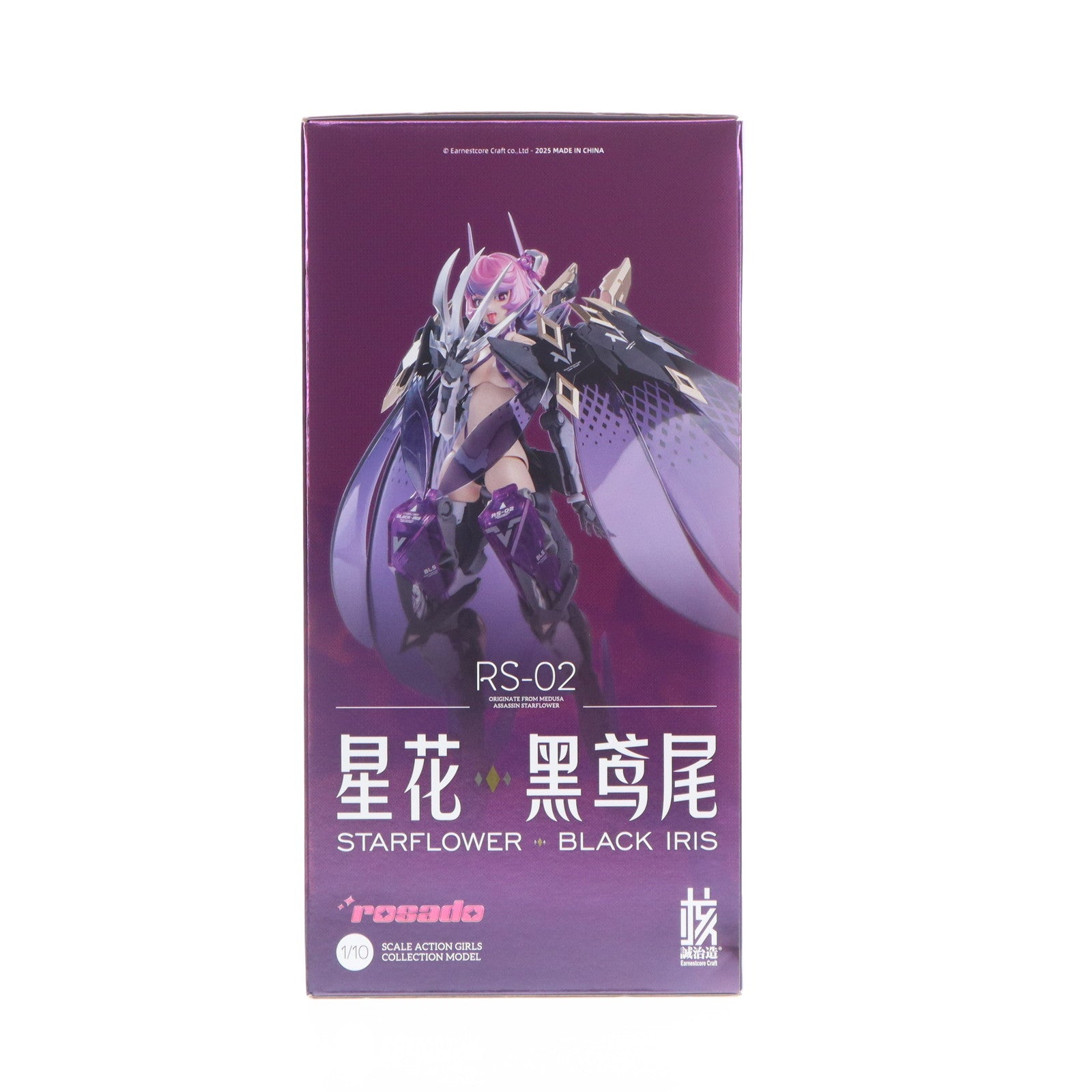 【中古即納】[FIG] rosado Project RS-02 星花・ブラックアイリス 1/10 完成品 アクションフィギュア(海外流通版) 核誠治造(EARNESTCORE CRAFT/アニスコル)(20250630)