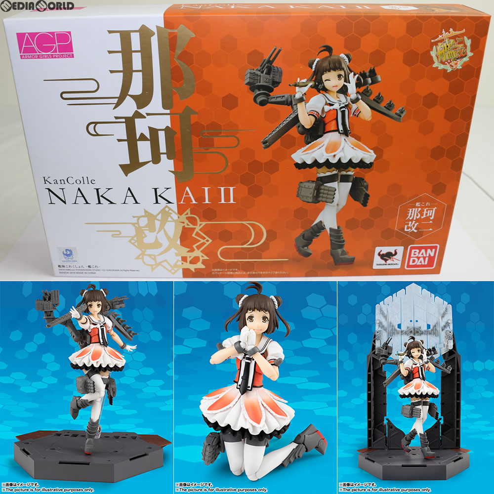 【中古即納】[FIG] アーマーガールズプロジェクト 艦これ 那珂改二(なかかいに) 艦隊これくしょん -艦これ- 完成品 可動フィギュア バンダイ(20160326)