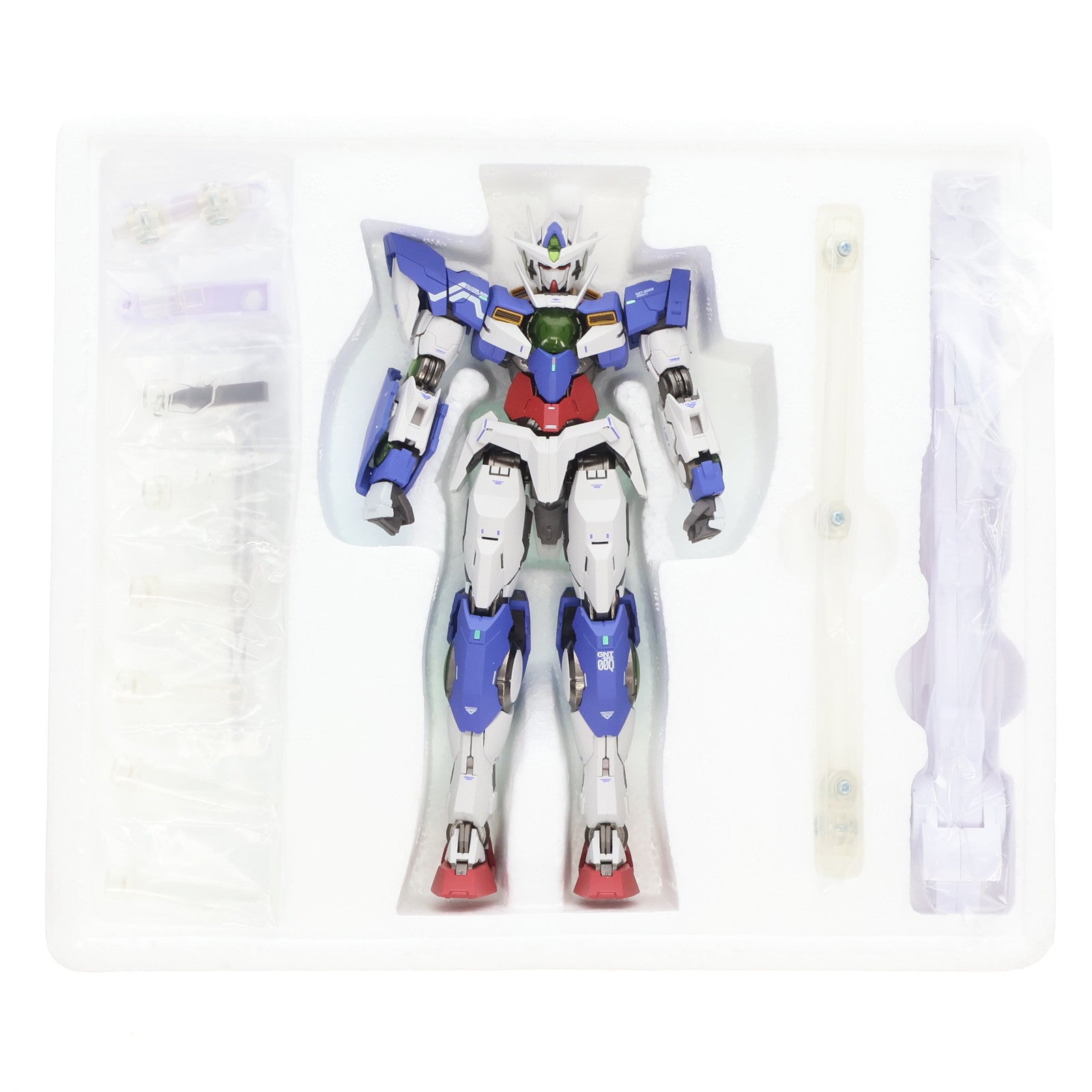 【中古即納】[FIG] METAL BUILD ダブルオークアンタ 劇場版 機動戦士ガンダム00(ダブルオー) -A wakening of the Trailblazer- 完成品 可動フィギュア バンダイ(20171209)