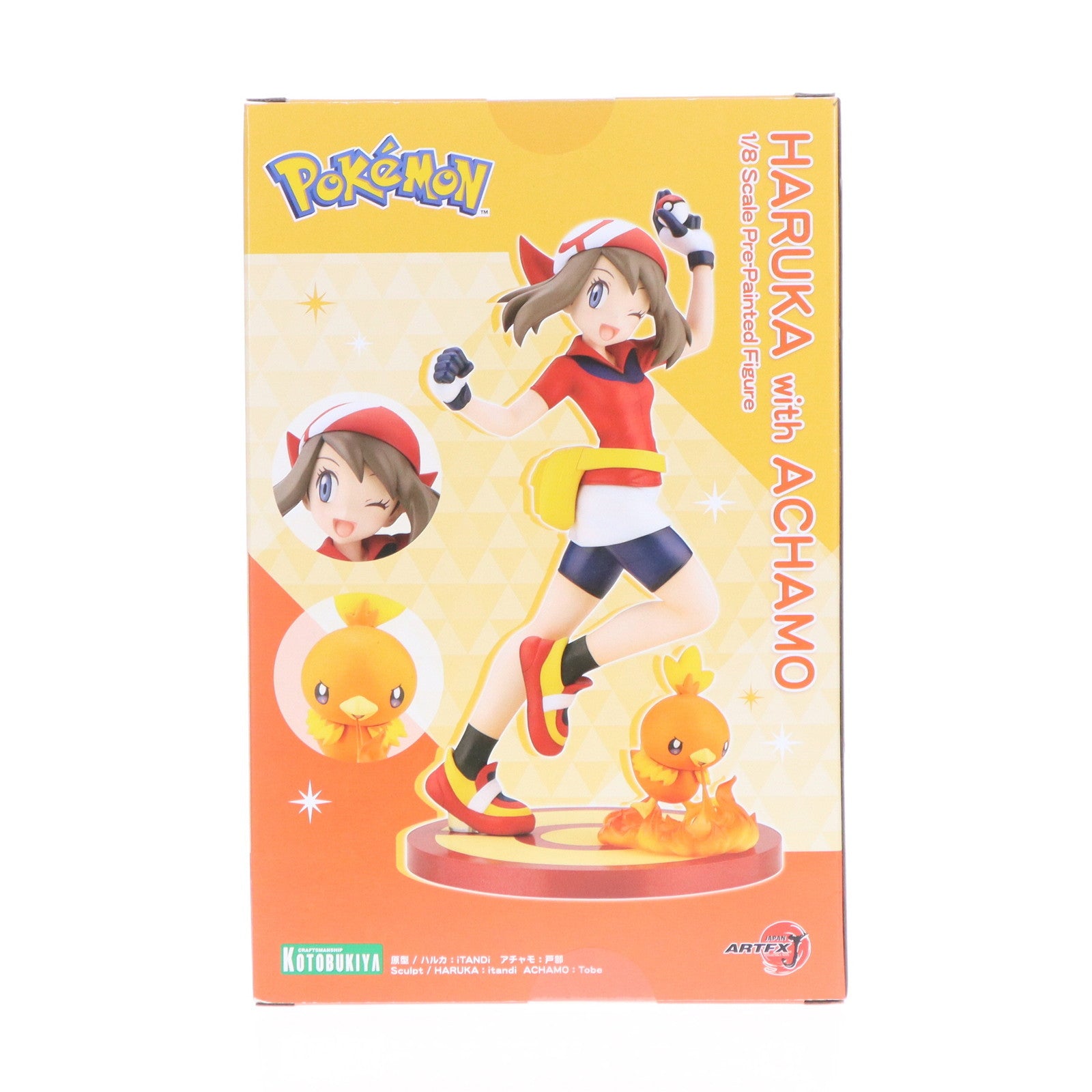 【中古即納】[FIG] ARTFX J ハルカ with アチャモ ポケットモンスター ルビー・サファイア 1/8 完成品 フィギュア(PP962) コトブキヤ(20220514)