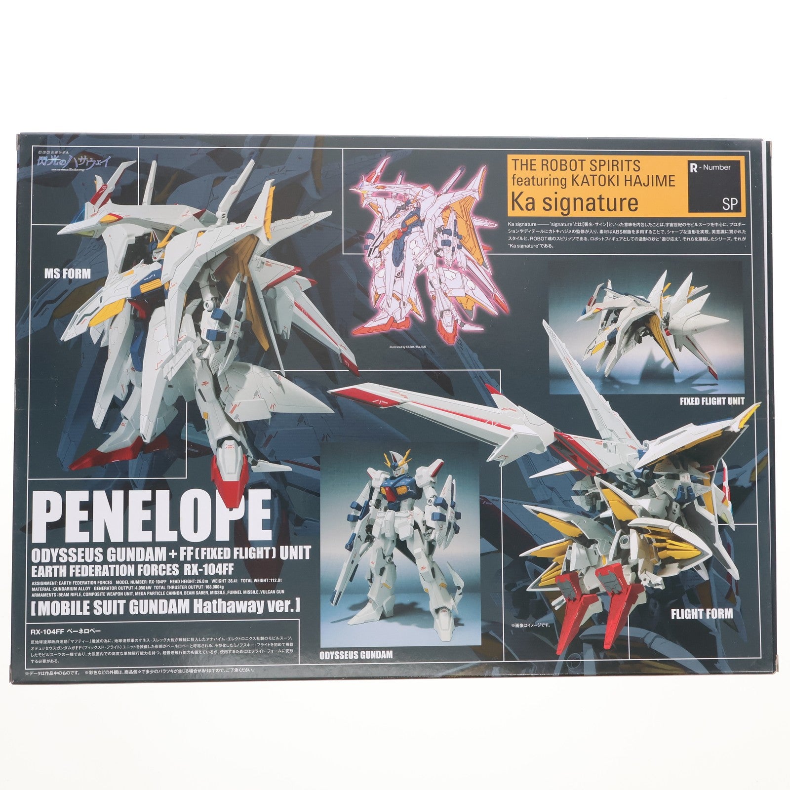 【中古即納】[FIG] 魂ウェブ商店限定 ROBOT魂(Ka signature)(SIDE MS) ペーネロペー(機動戦士ガンダム 閃光のハサウェイVer.) 完成品 可動フィギュア バンダイスピリッツ(20210930)